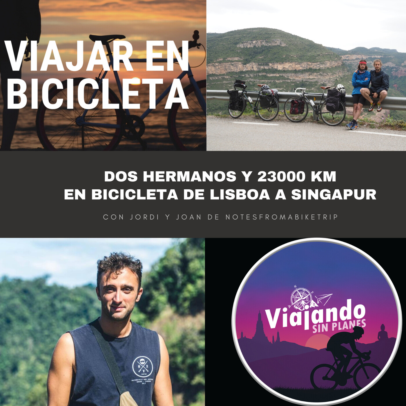 #275 Dos hermanos y 23.000 km en bicicleta de Lisboa a Singapur con Jordi y Joan de @notesfromabiketrip (1) - Episodio exclusivo para mecenas