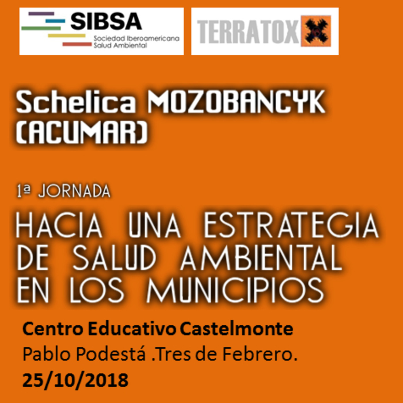 1ª Jornada: Hacia una estrategia de Salud Ambienta