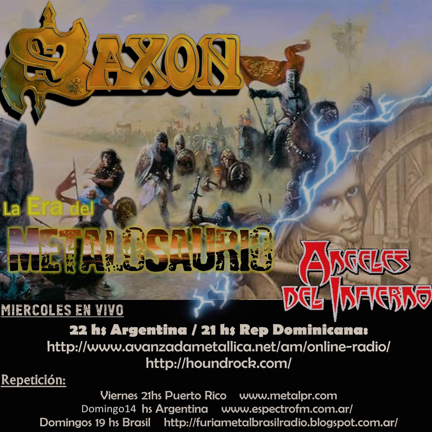 La Era del MetaloSaurio (Edicion 250) - Saxon & Angeles del Infierno episode artwork