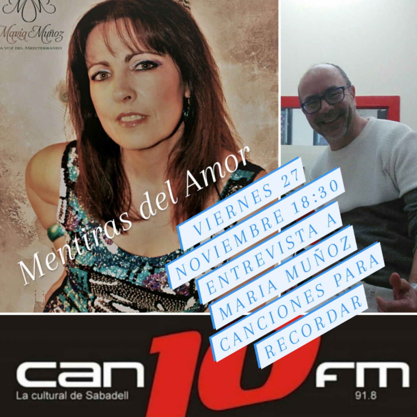 Candeufm Sabadell Entrevista a María Muñoz Canciones Para Recordar 27-11-2020 episode artwork
