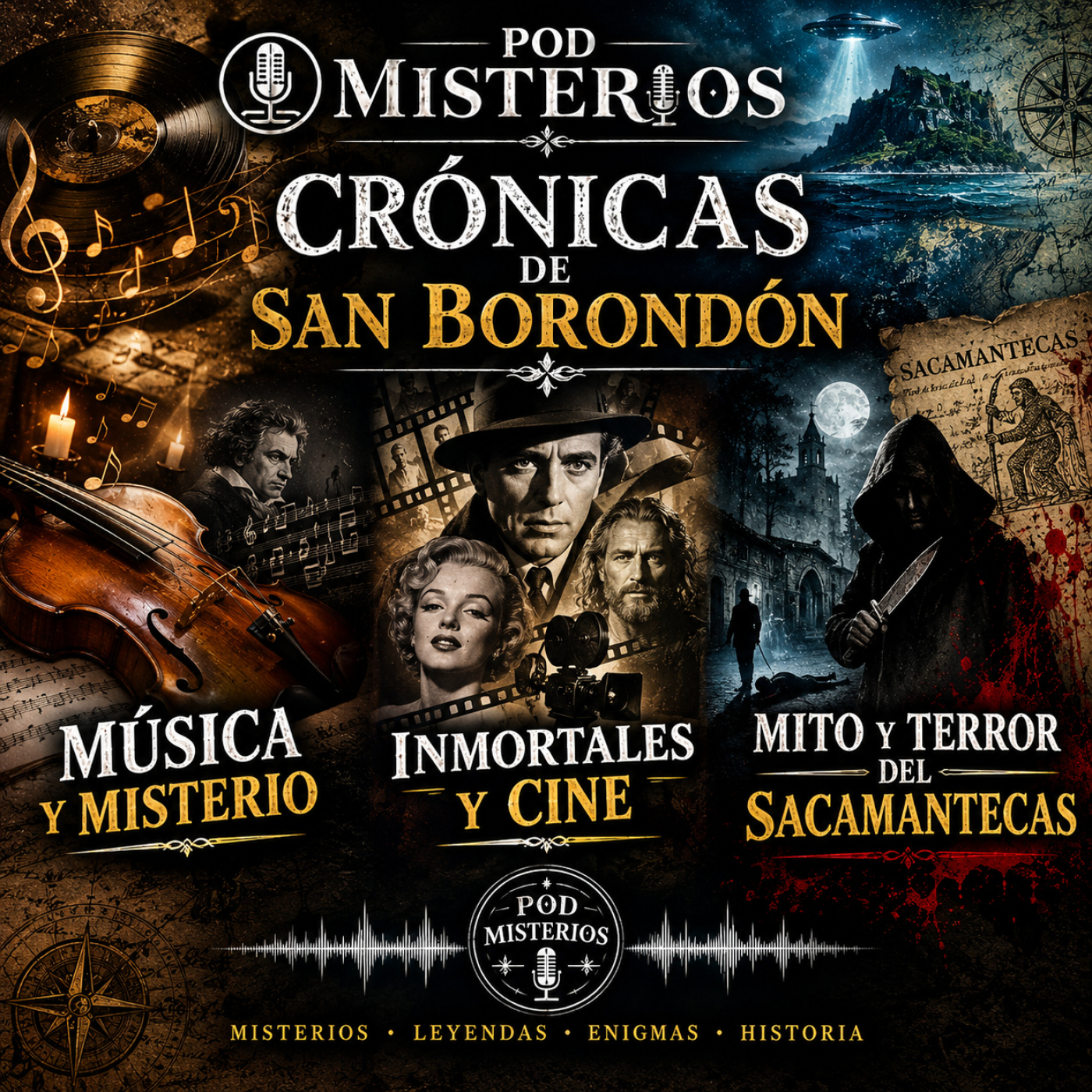 CSB T8x04: Música y misterio · Inmortales y cine · Mito y terror del Sacamantecas episode artwork
