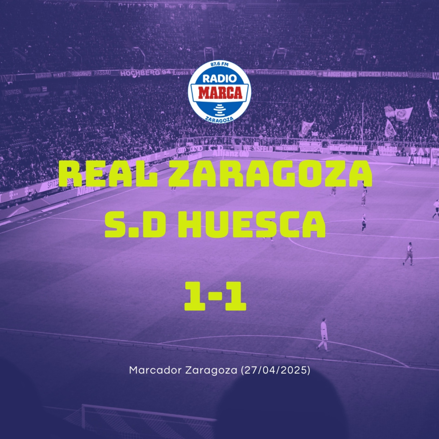 27-04-2025 - Marcador Zaragoza Partido episode artwork