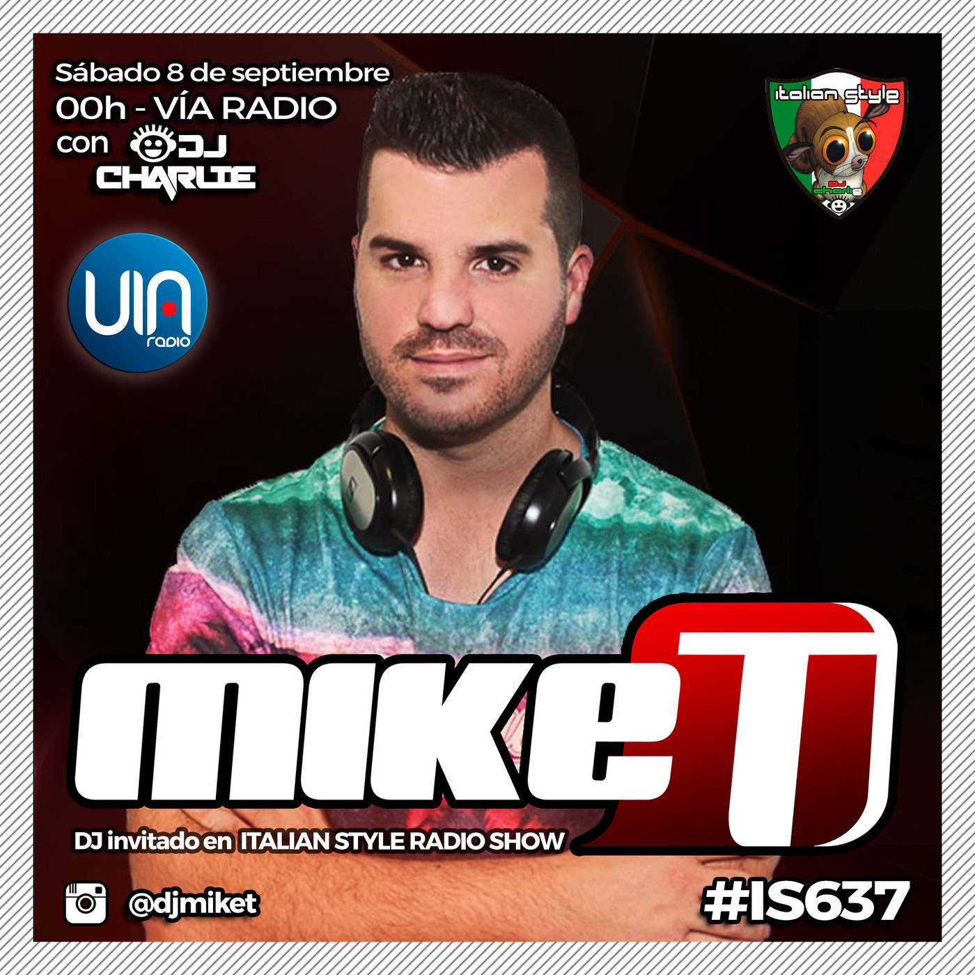 Italian style radio show 637 08-09-2018 episode artwork