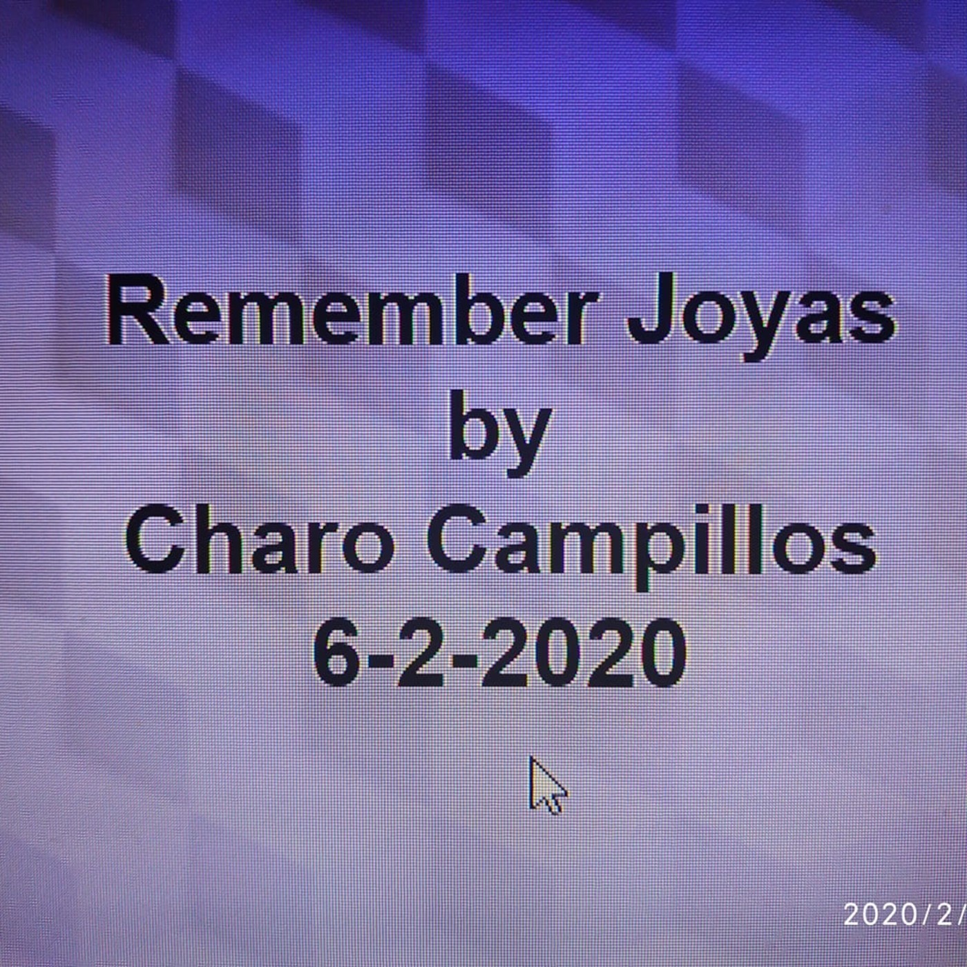 REMEMBER JOYAS by Charo Campillos