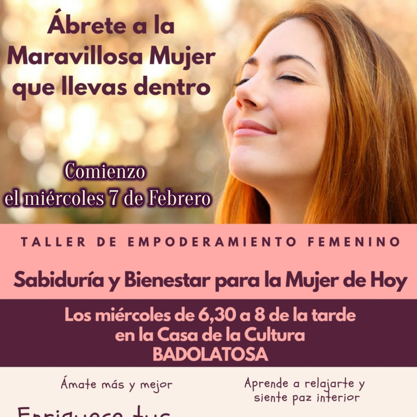 2ª Clase de Sabiduría y Bienestar para la Mujer de Hoy ( Badolatosa)a) episode artwork