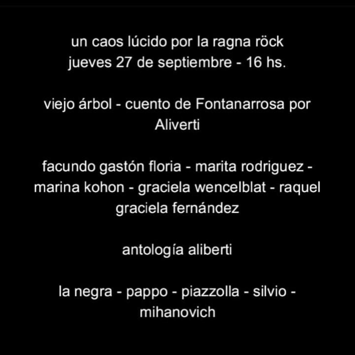 un caos lúcido