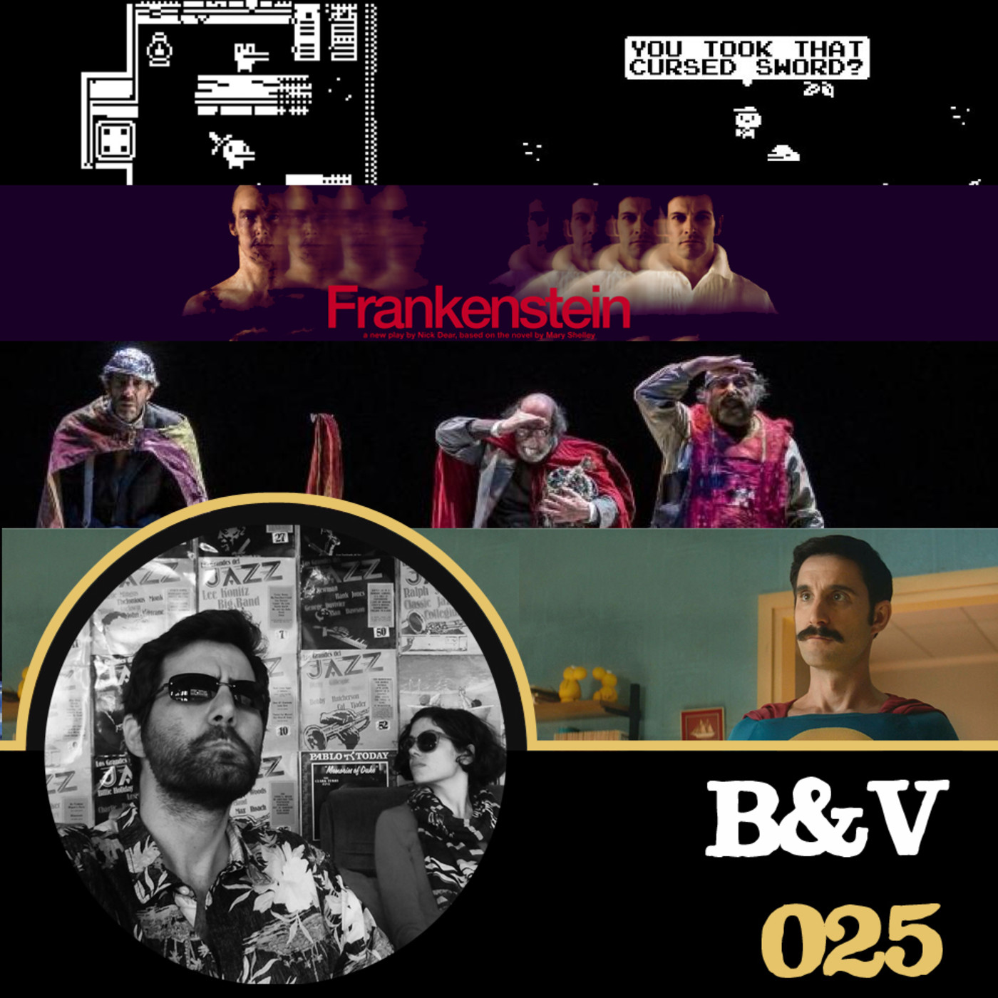 B & V #025 - SuperLópez, Frankenstein, Ahora todo es noche, Minit episode artwork