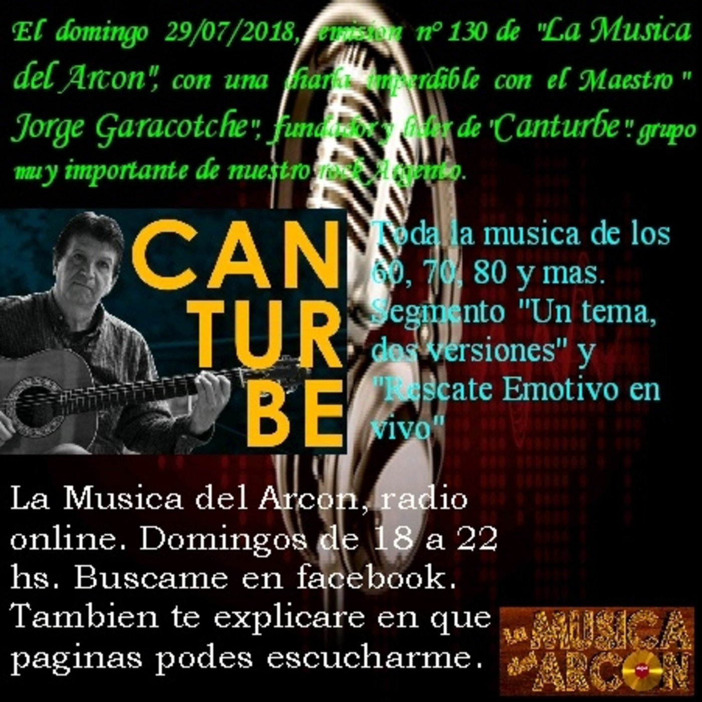 El Arcón del Rock Argento - Emisión n° 130 con Jorge Garacotche de Canturbe episode artwork