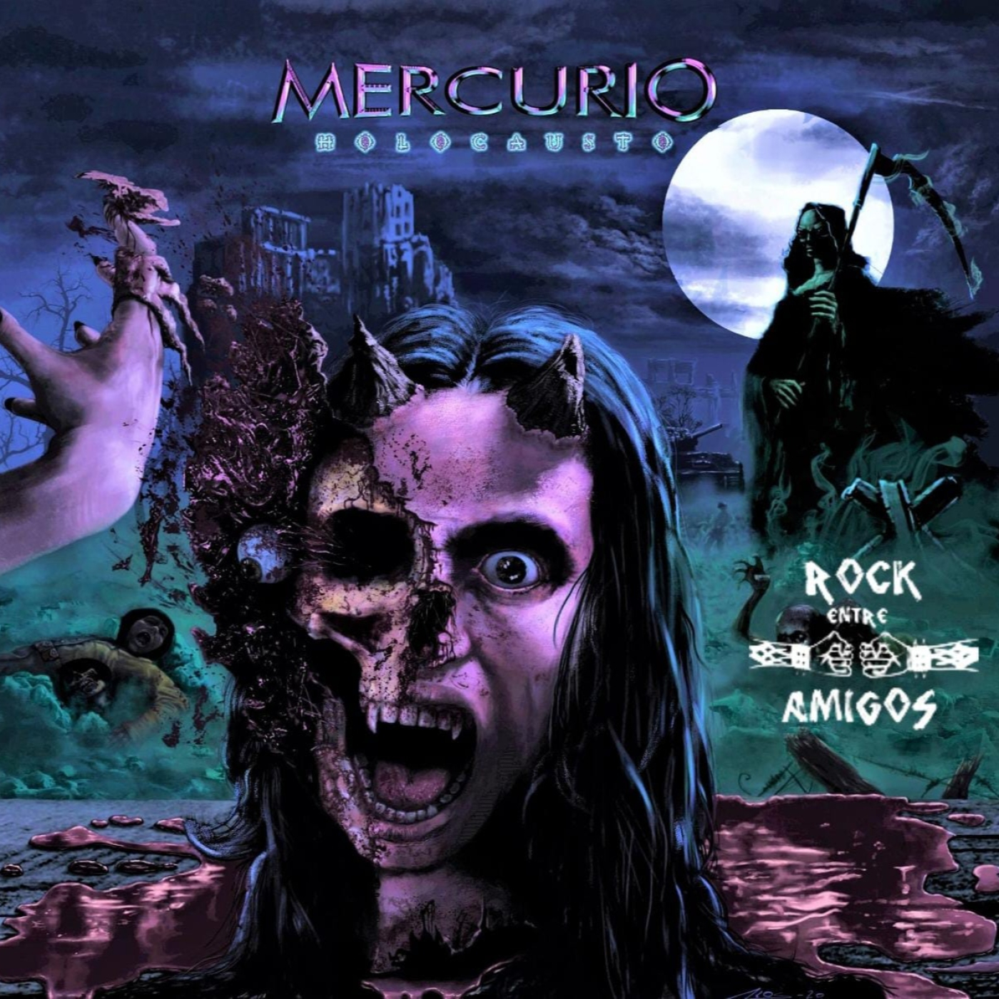 P-239 REA Entrevista en exclusiva con MERCURIO presentando "Holocausto" ( Bondades y miserias en el metal) episode artwork