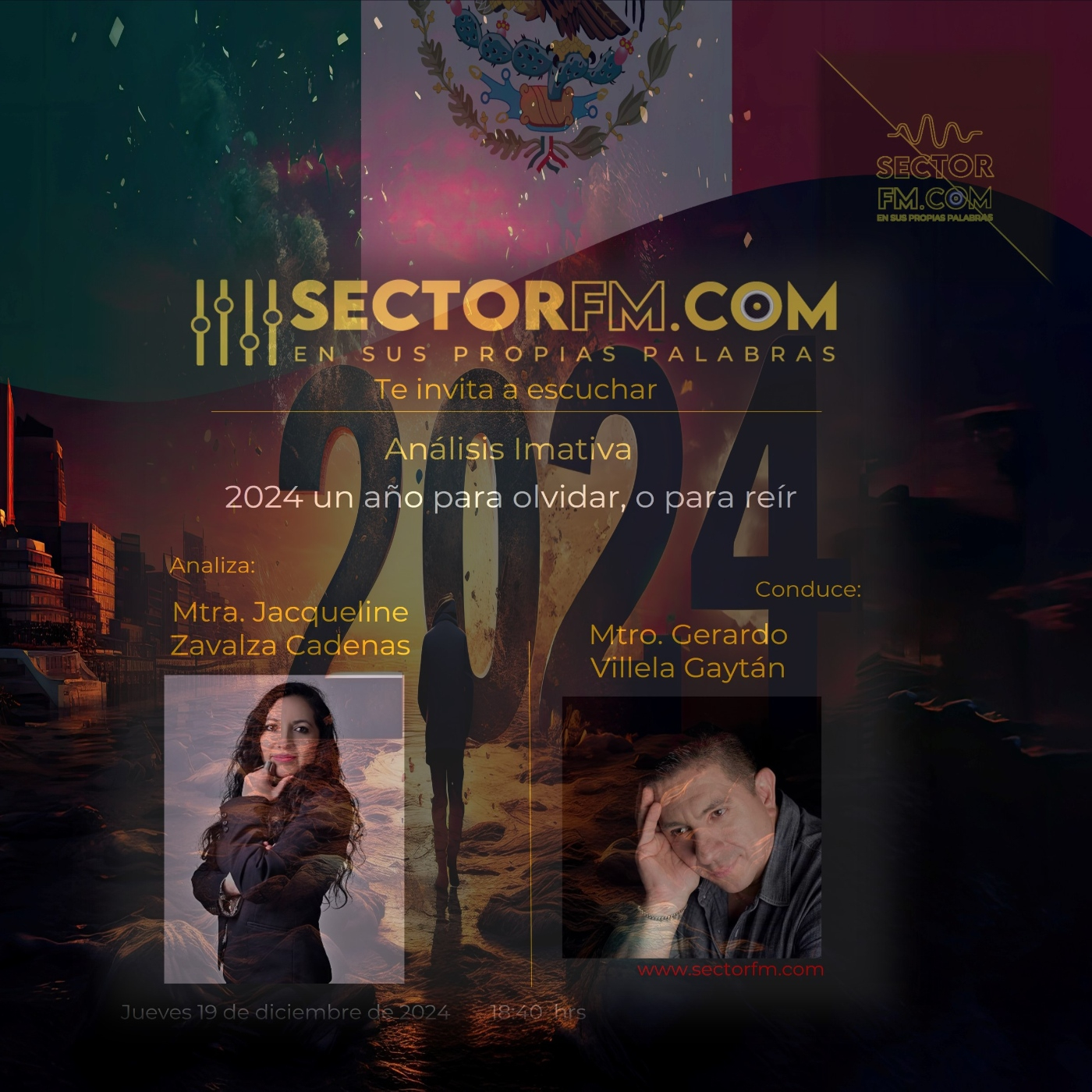Analisis Imativa con Jacqueline Zavalza Cadenas 19 de diciembre de 2024. Recuento 2024. episode artwork