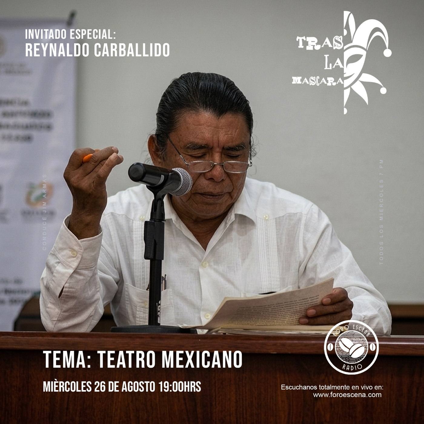 Tras La Mascara I Episodio 10 I Invitado especial Reynaldo Carballidol I Miércoles 26 de Agosto episode artwork