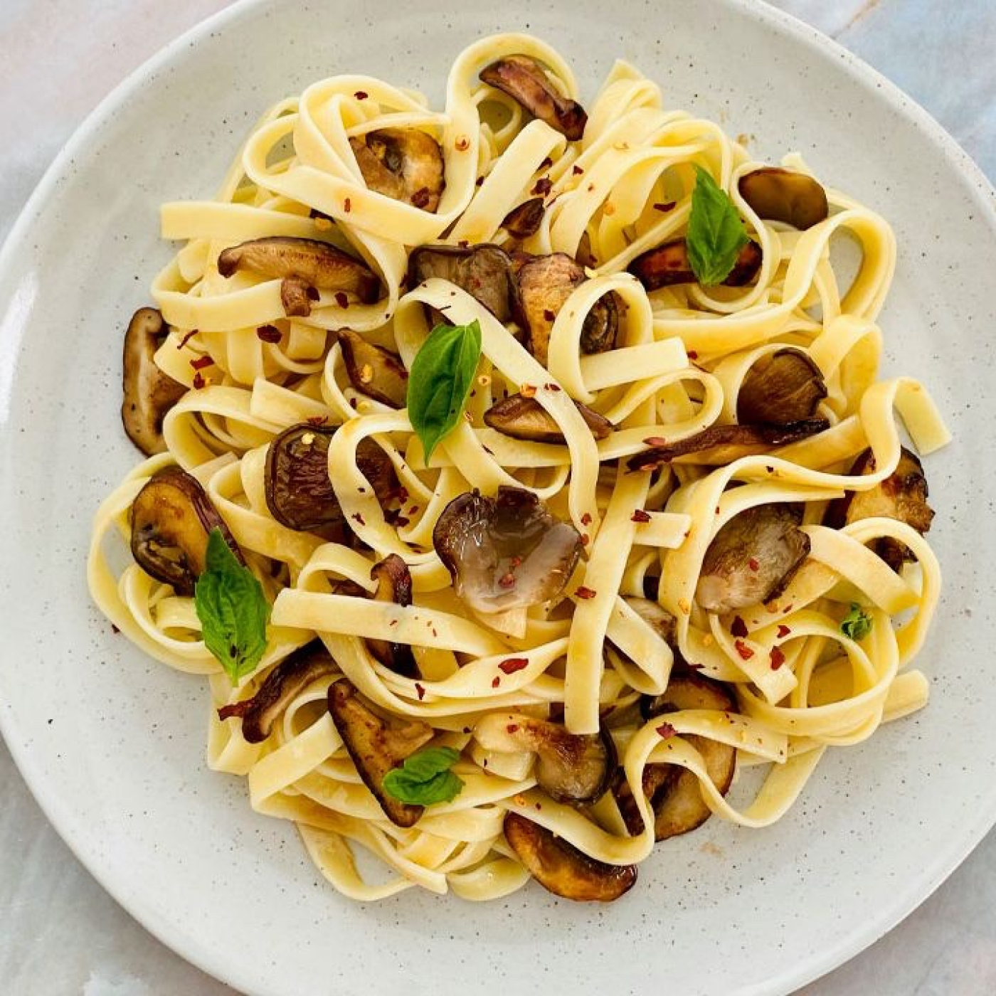 Pasta con setas - La receta saludable con Rosa Mariscal