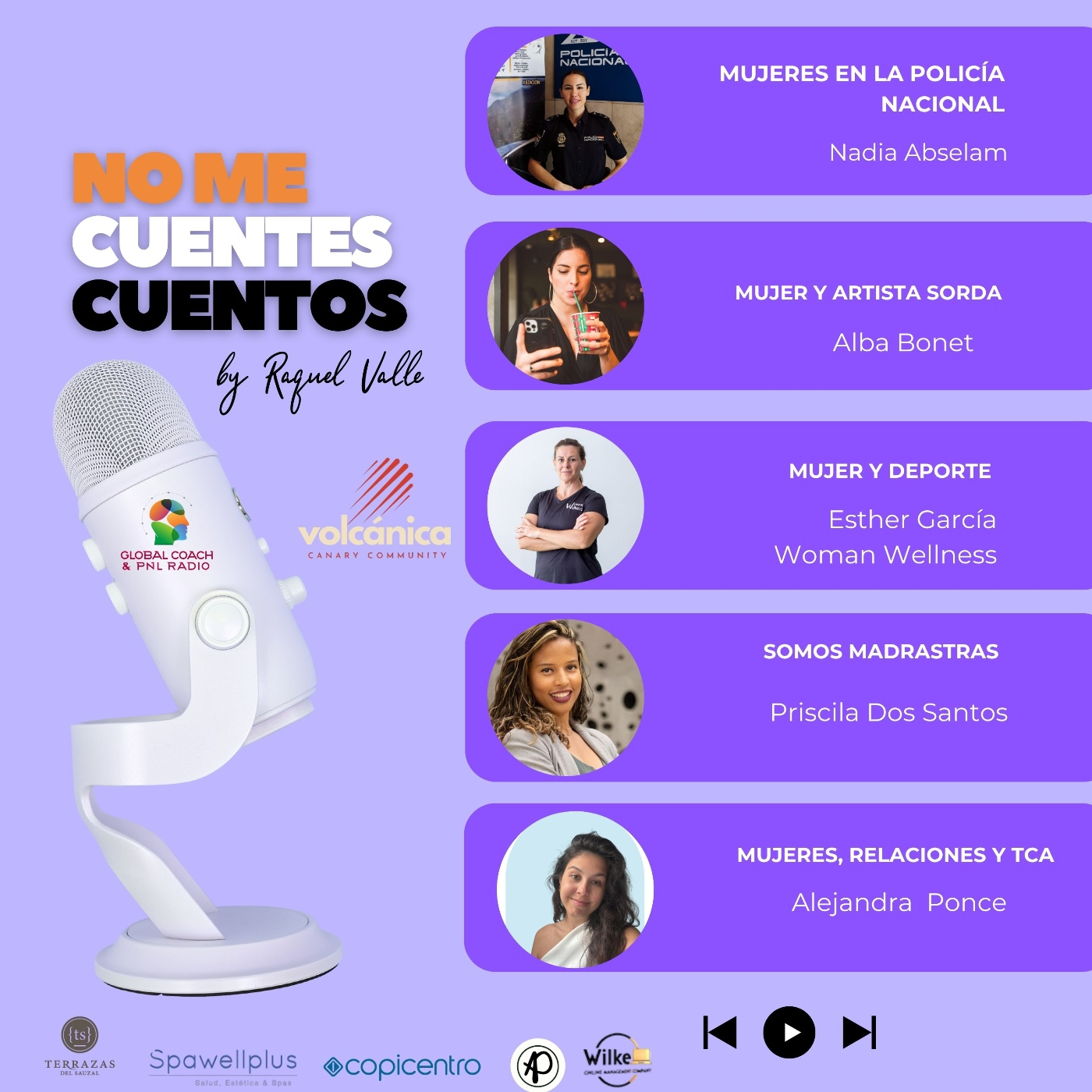 "Especial Noviembre Violeta" de No me Cuentes Cuentos, en colaboración con “Volcánica” episode artwork