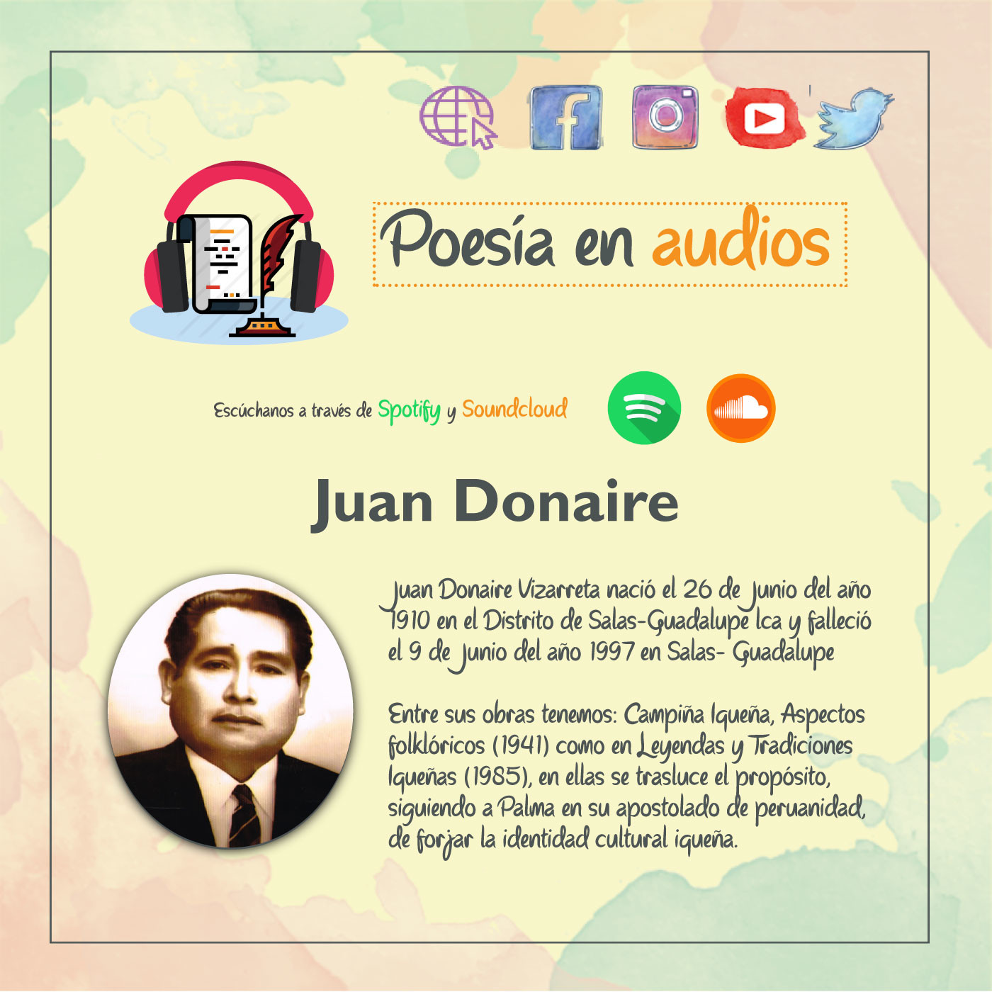 | Poesía en audios |