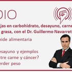 Episodio 104: Dietas bajas en carbohidrato, desayuno y estrategias para perder grasa, con el Dr. Guillermo Navarrete
