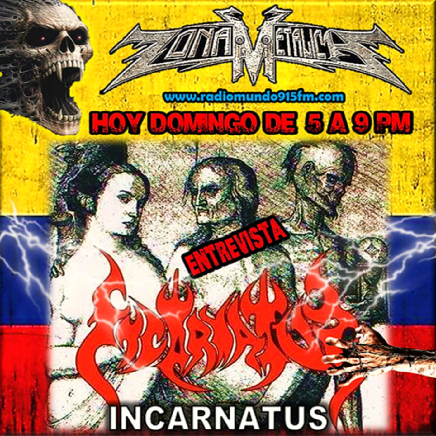 ZONA METALICA ENTREVISTA A DEMOLAY E INCARNATUS (PARTE 2) 26- mayo-2019 episode artwork