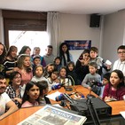 Visita a Radio Aguilar del CEIP Valdeolea de Mataporquera