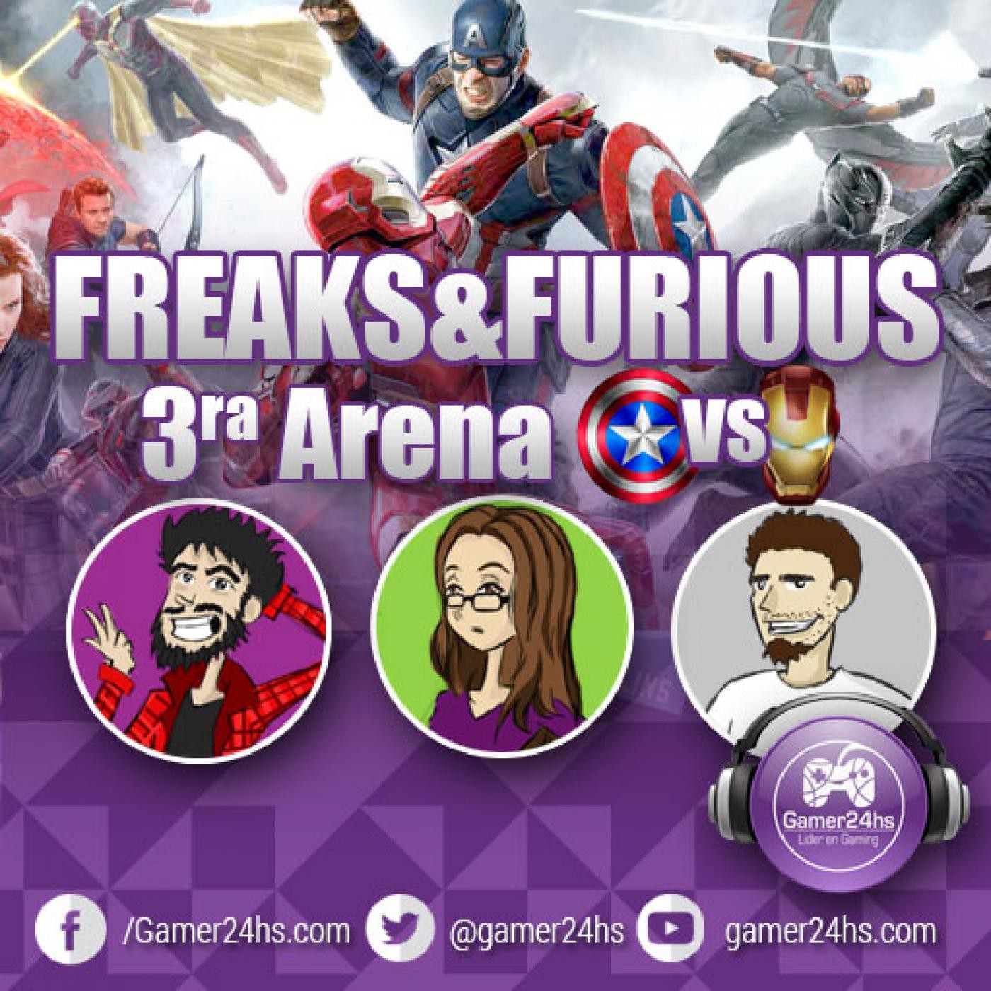 FREAKS & FURIOUS #9: 3er Arena: TeamCap VS TeamIron episode artwork