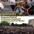 Noticias de abajo 10 de septiembre 2018