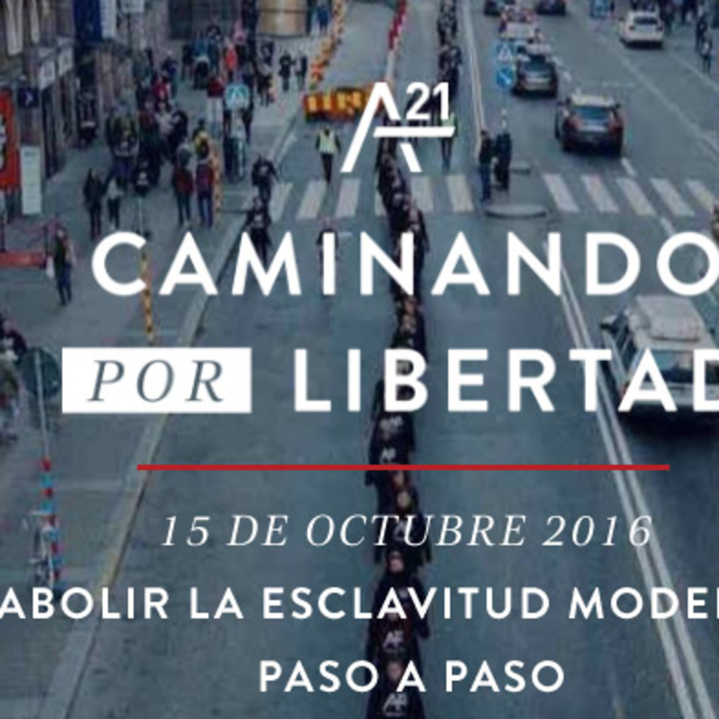 15 de Octubre 2016: Miles caminarán contra la trata de personas en 270 ciudades