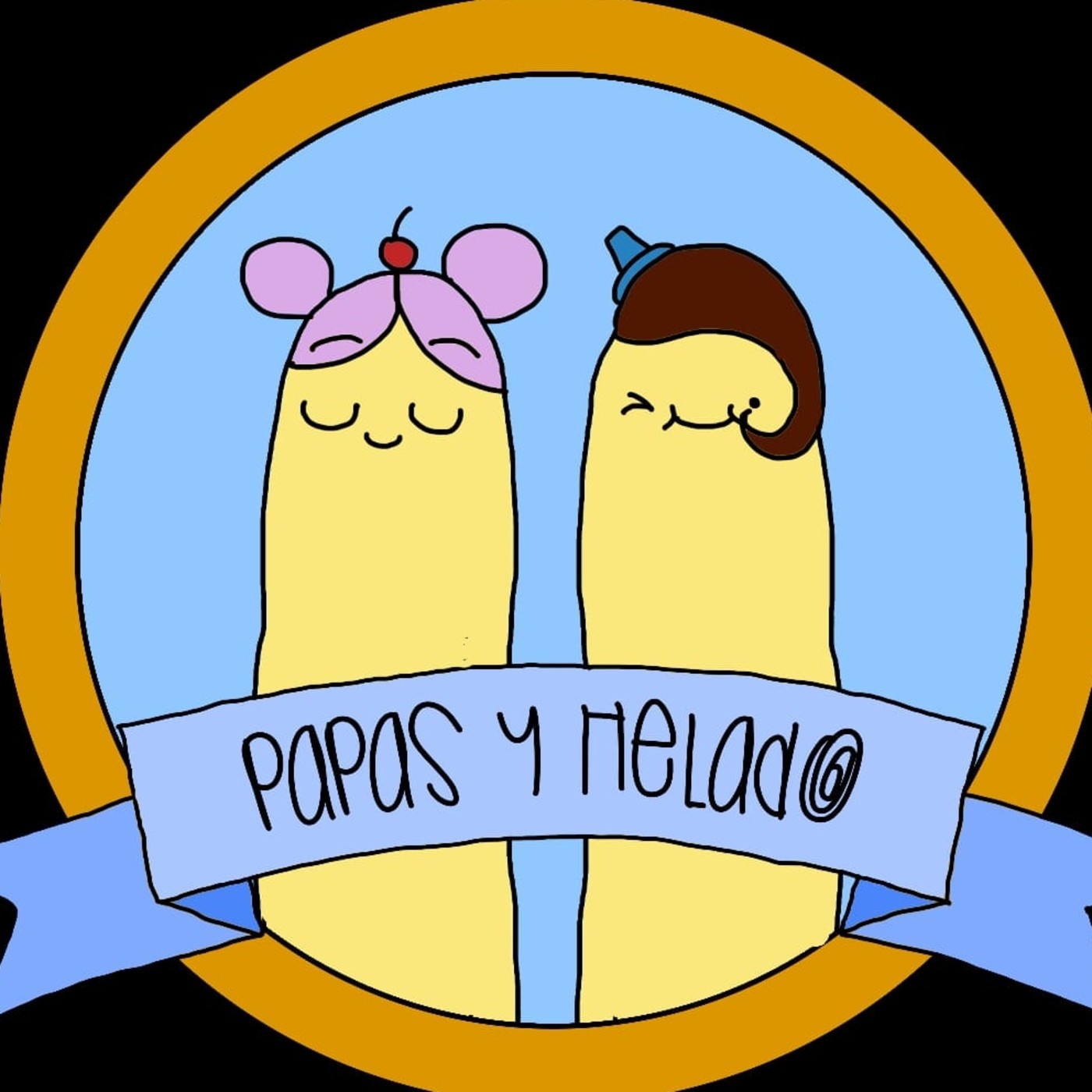 Papas y helado