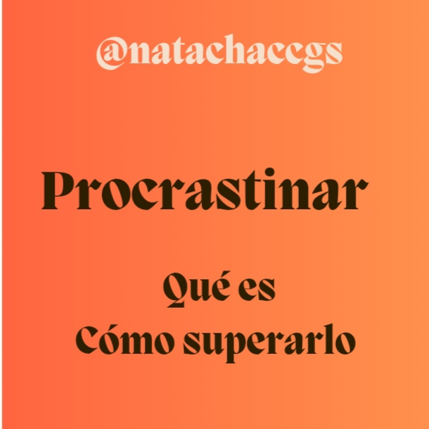 Hablando de Bienestar Mental con NatachaCCGS