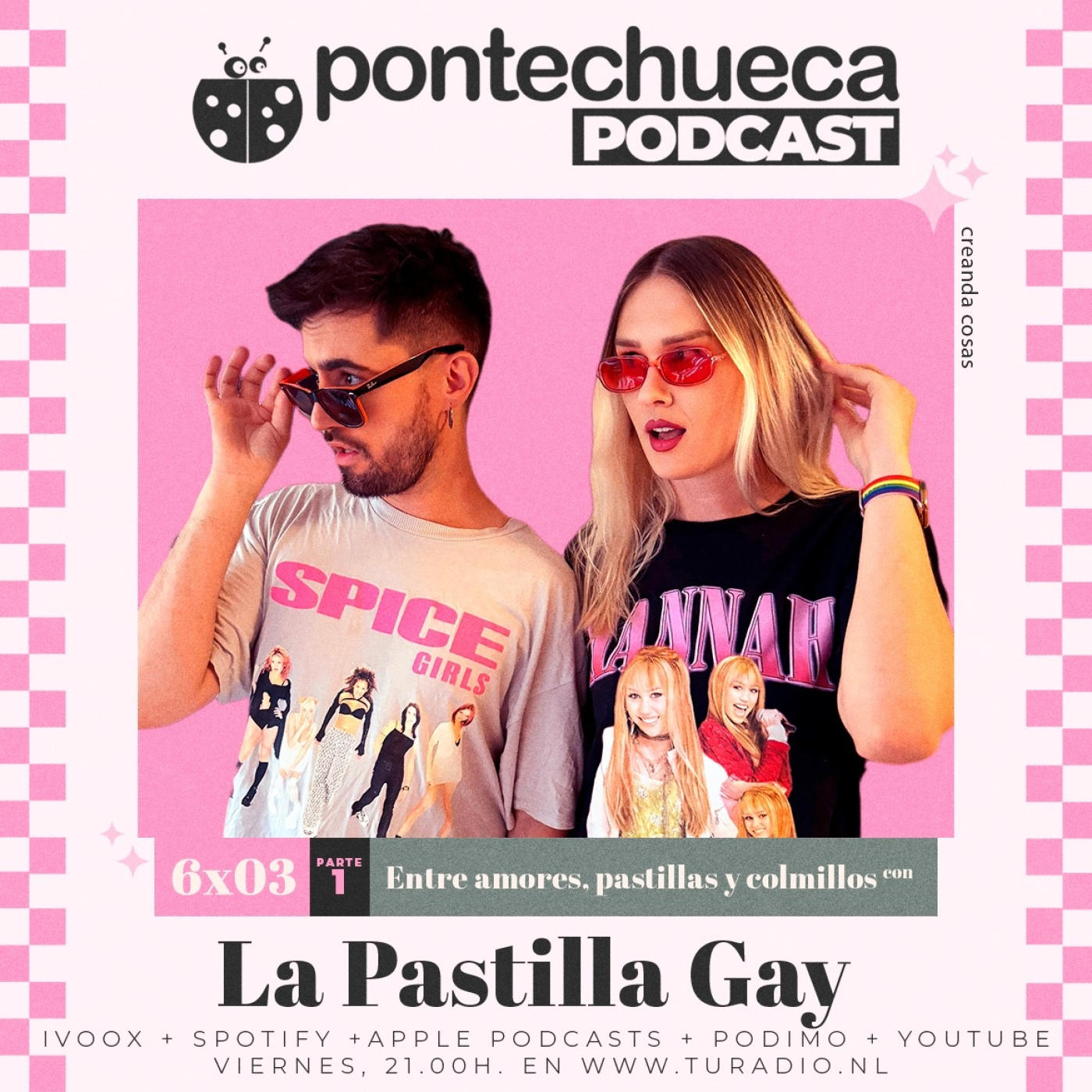 T6: E03 Entre amores, pastillas y colmillos con La Pastilla Gay y Pablo Wessling episode artwork