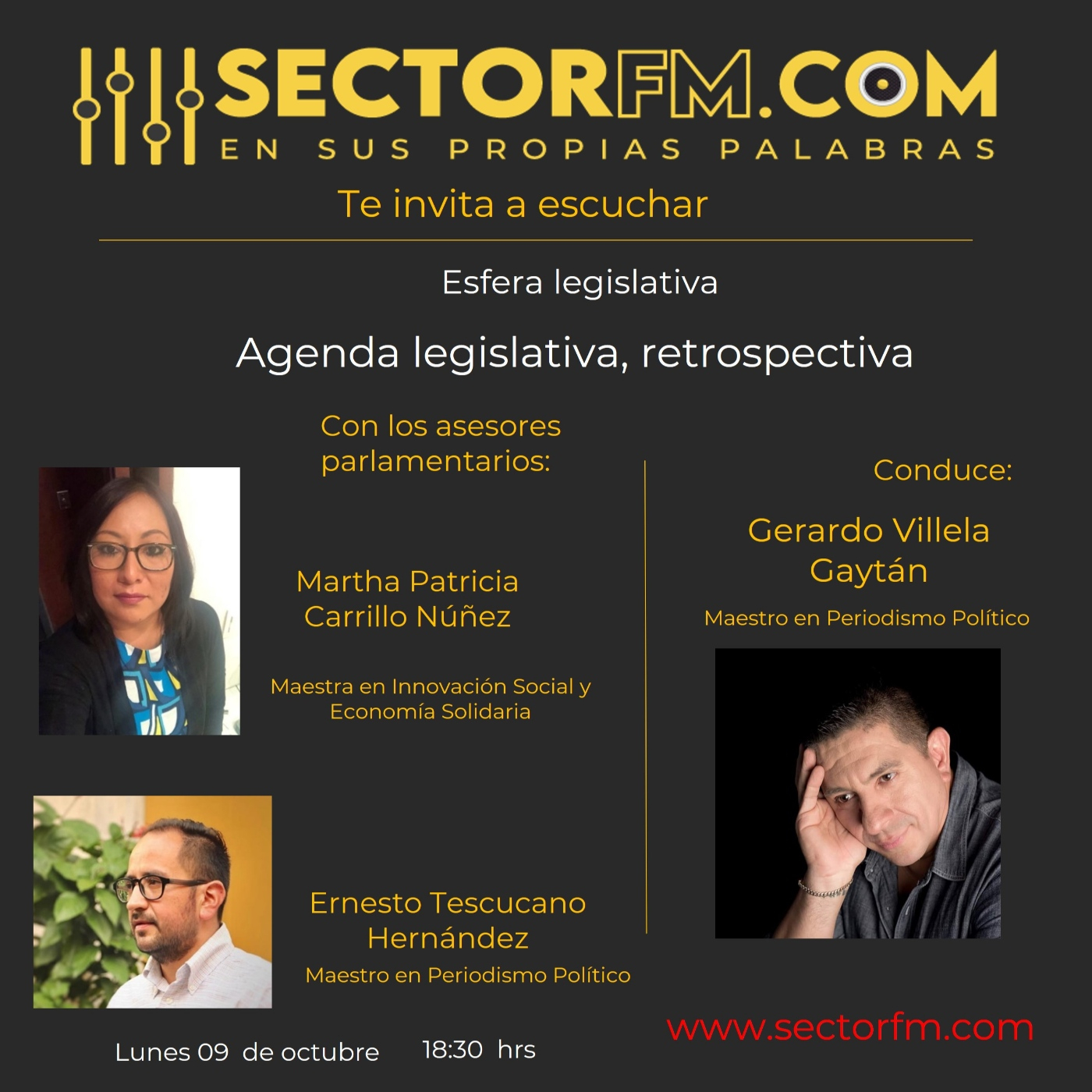 Esfera Legislativa con Martha Núñez y Ernesto Tescucano Retrospectiva 09-10-23 episode artwork