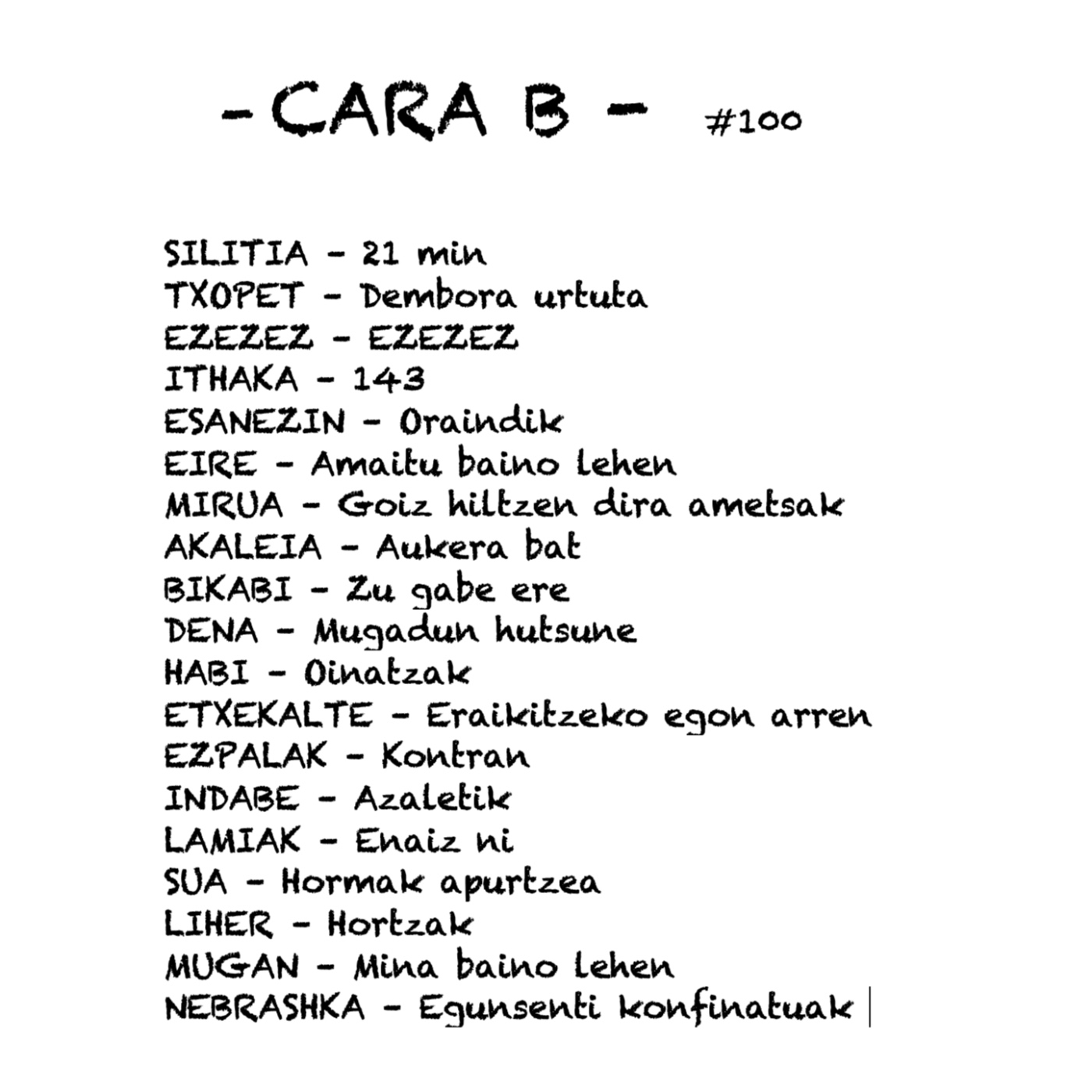 Cara B - 100