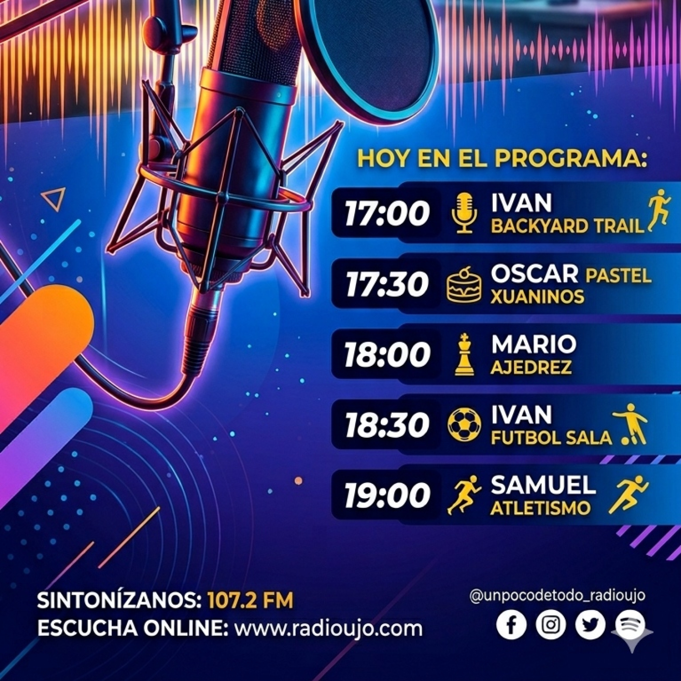 Play Un poco de todo n45 - 10-06-2026 - Radio Ujo con Saul Villarin