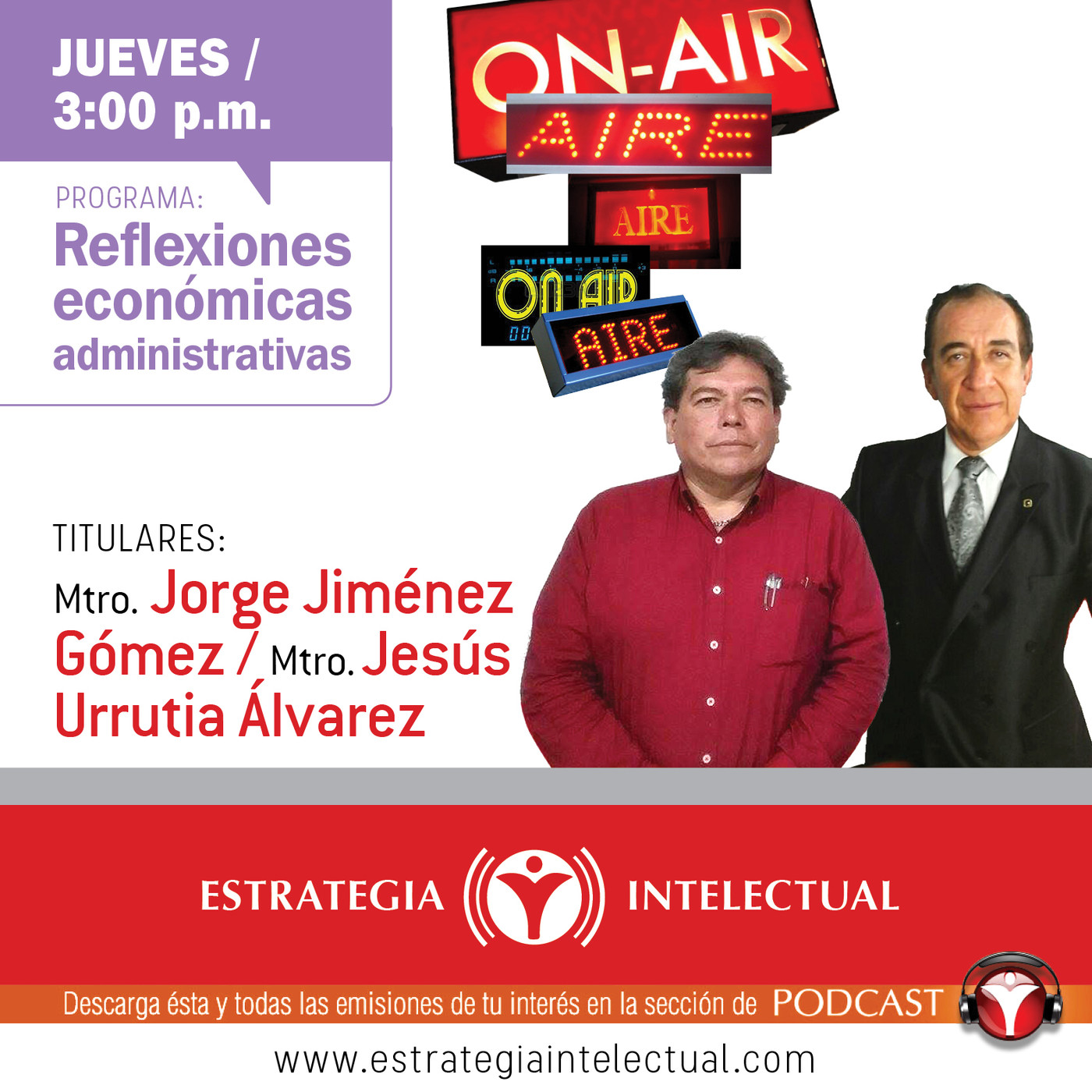 Reflexiones económicas administrativas (28 de septiembre de 2017) episode artwork