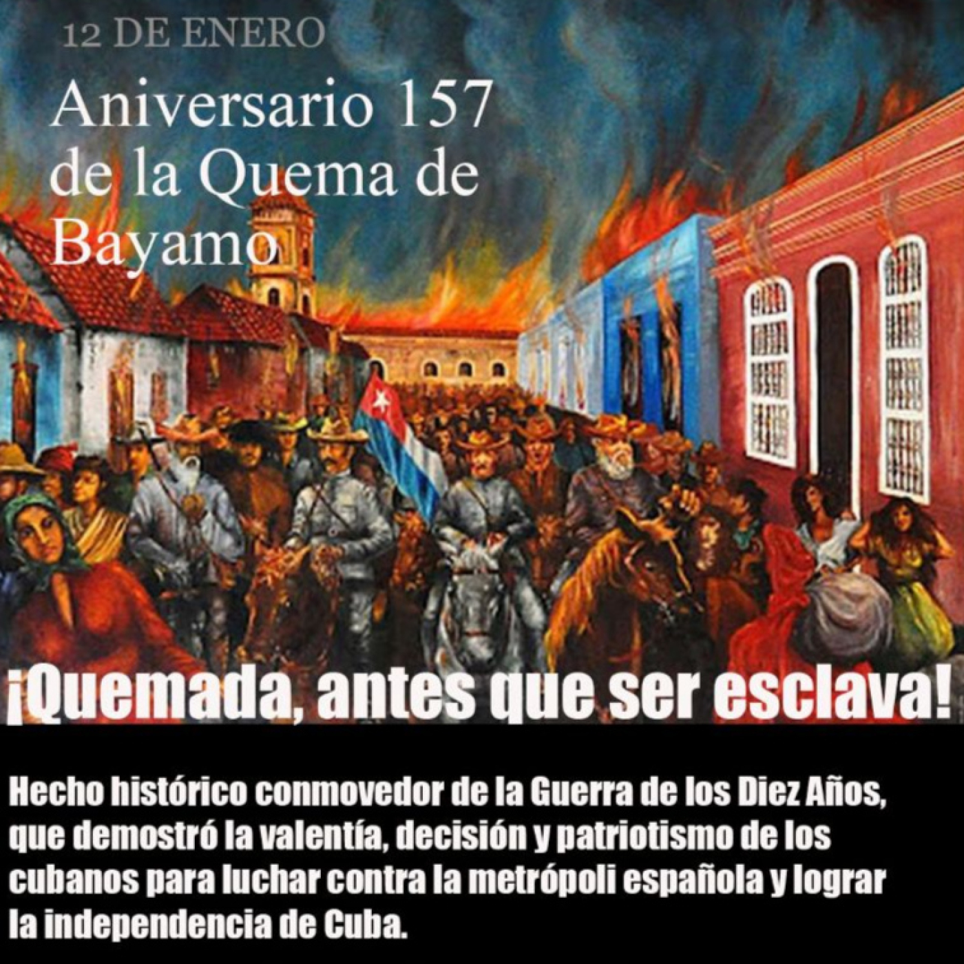 Llamas que dieron a luz a una Patria: Bayamo