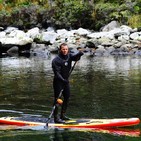 Salvador Peluso, a Malvinas en Paddle Surf 2020