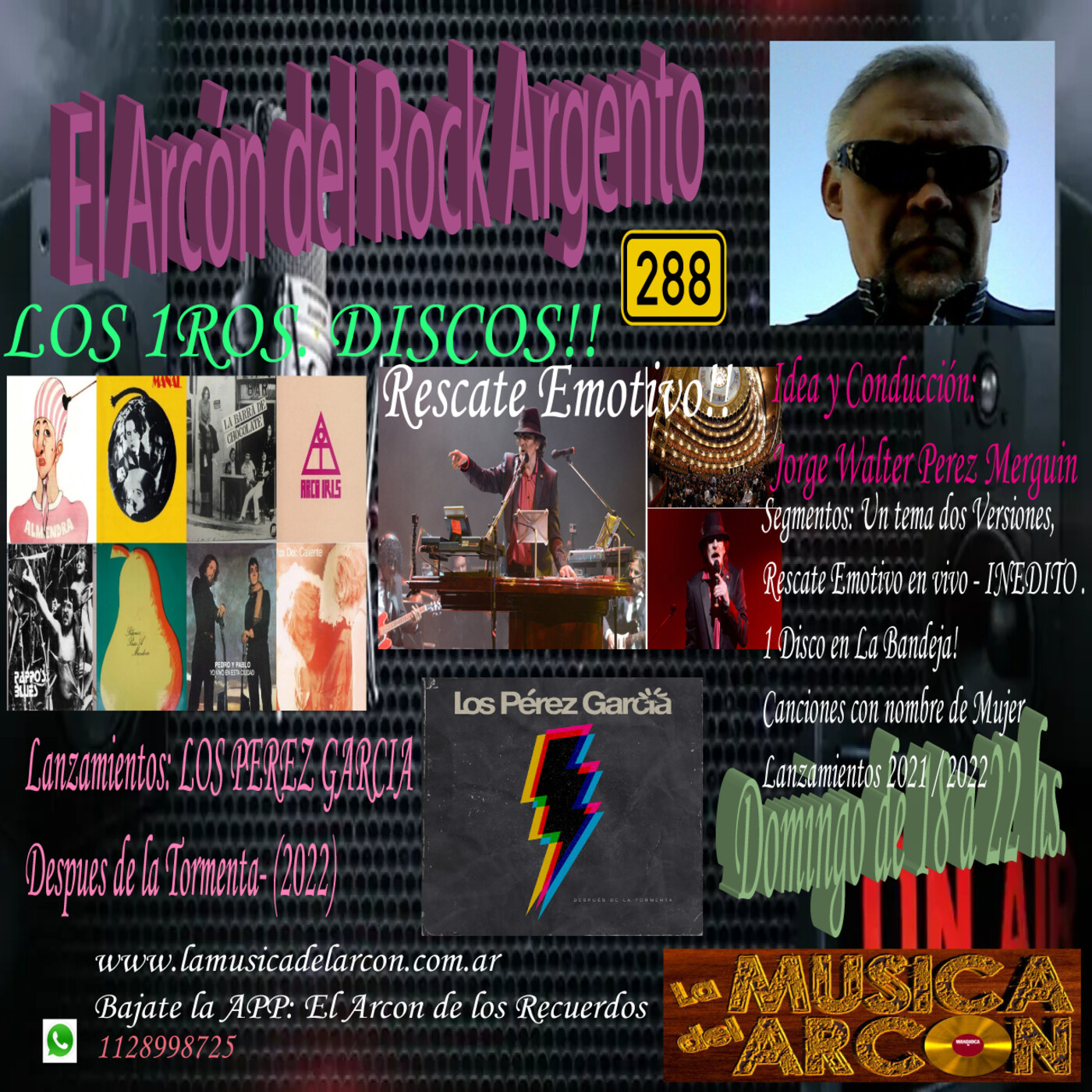 El Arcon del Rock Argento - Emision nº 288 1ros-Discos - 15-05-2022 episode artwork