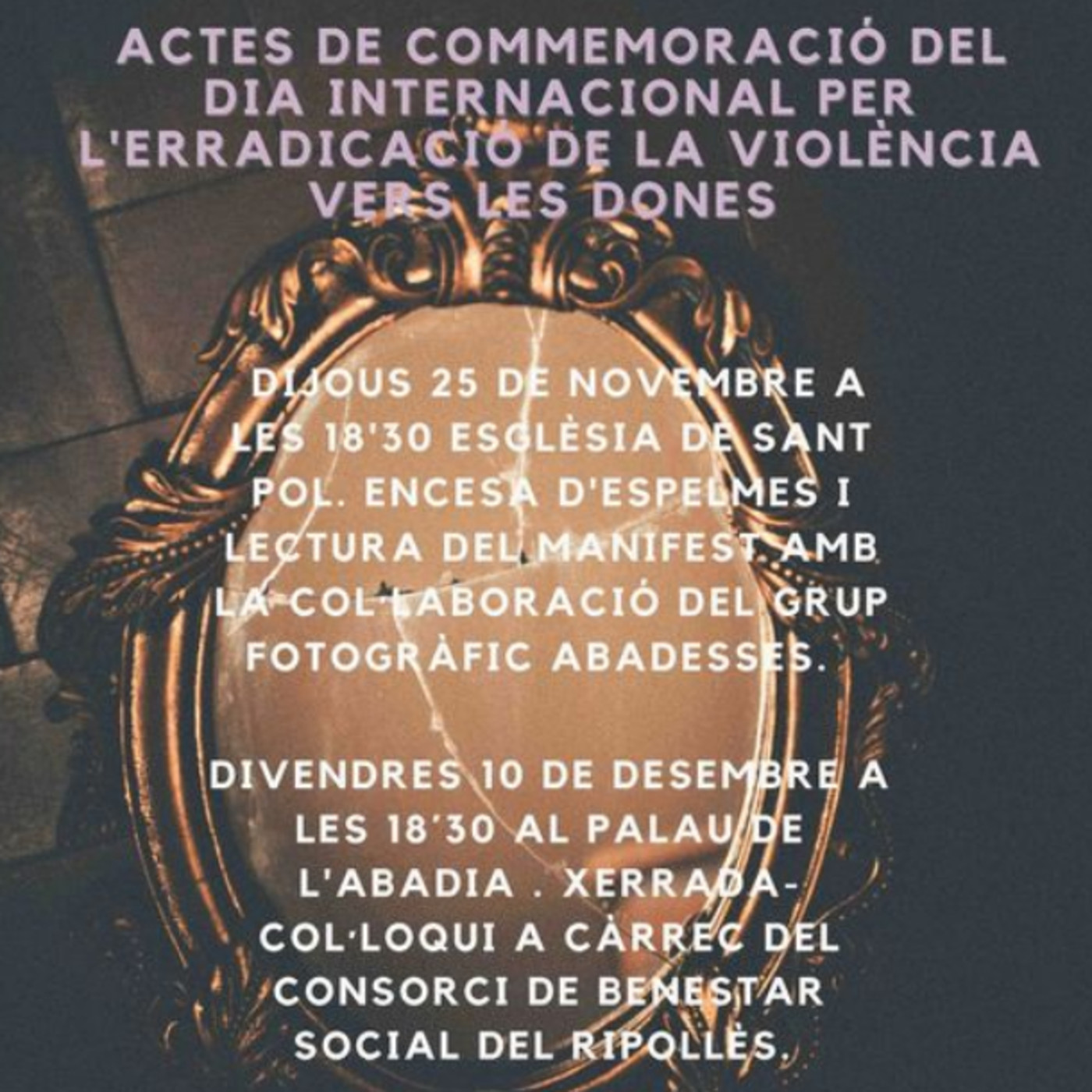 L'Associació de Dones s'acompanya del GFA per commemorar el 25N episode artwork
