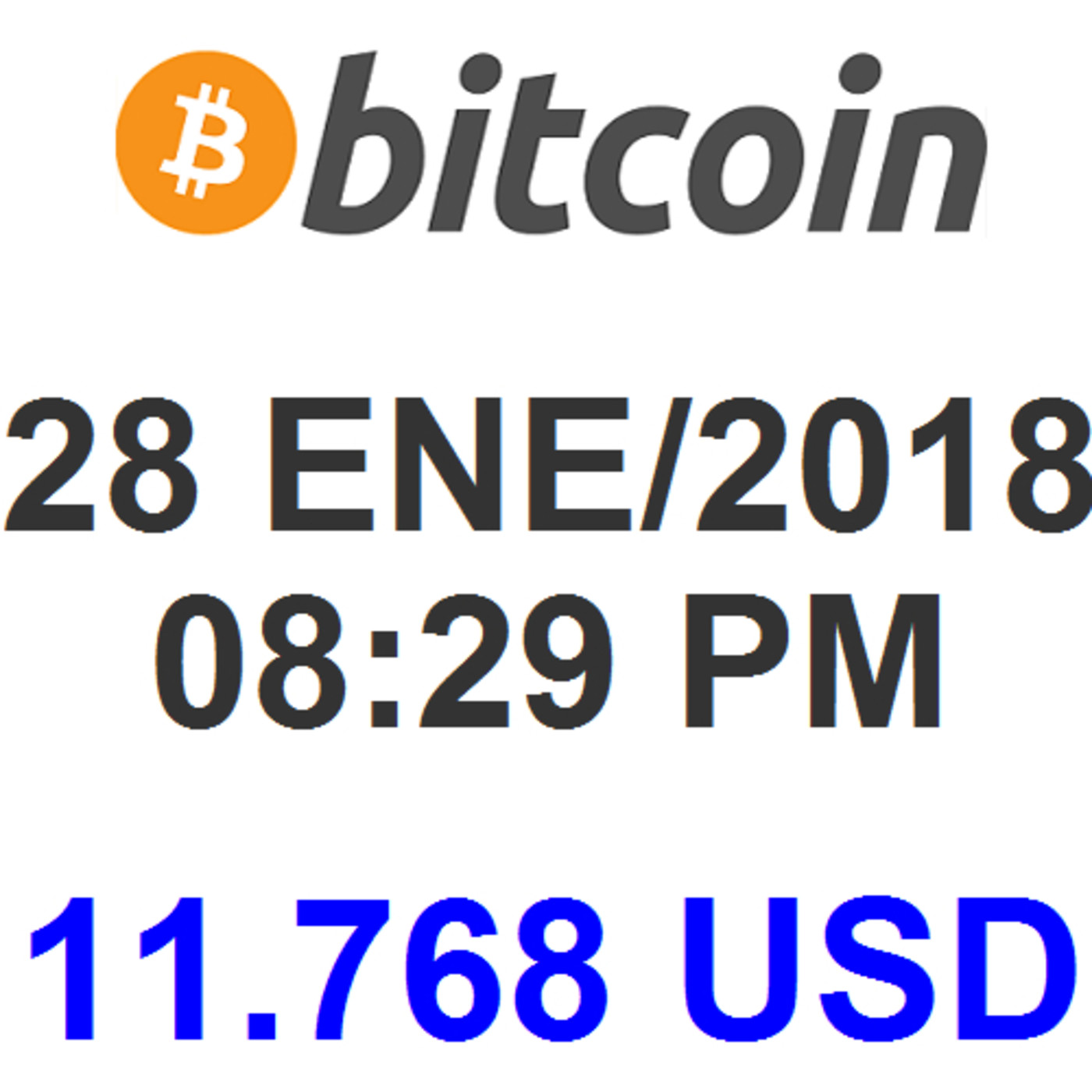 Bitcoin y Criptomonedas 28 ENE/2018 08:29 PM