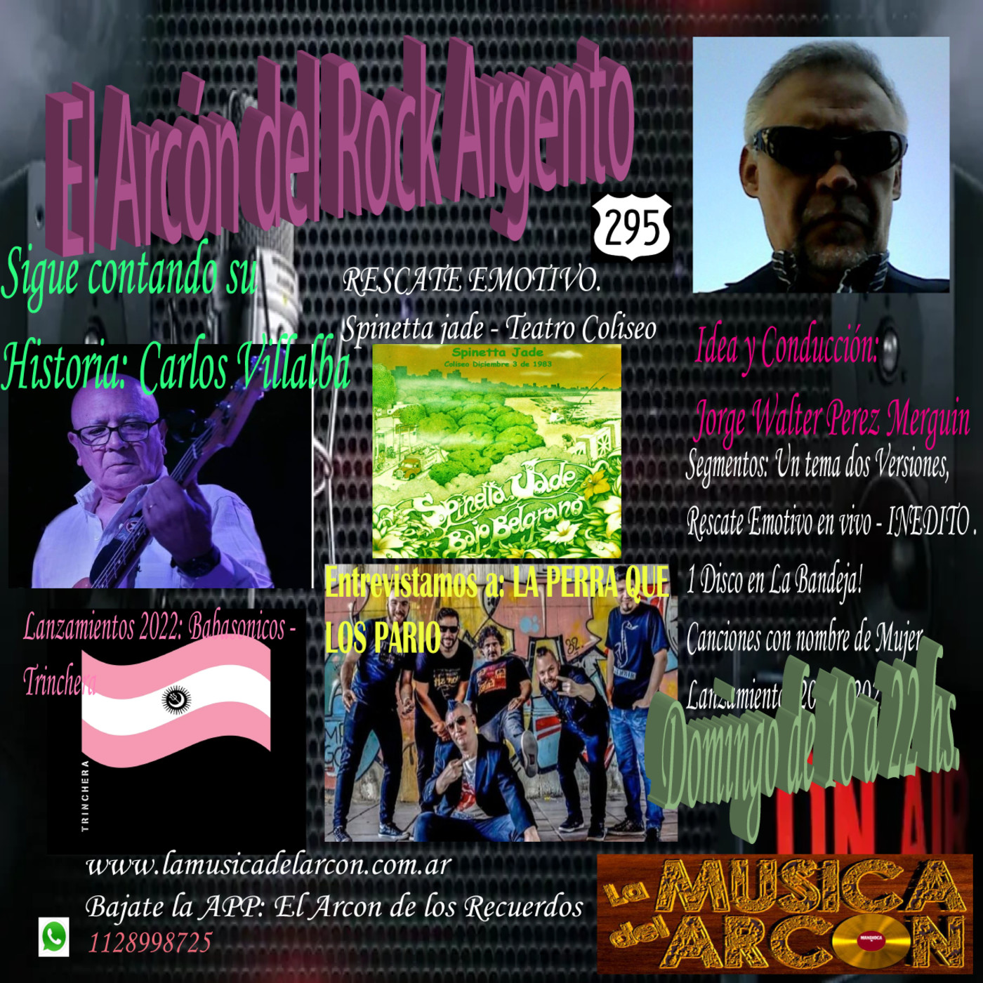 El Arcon del Rock Argento - Emision nº 295 con La Perra que los Pario - 03-07-2022 episode artwork