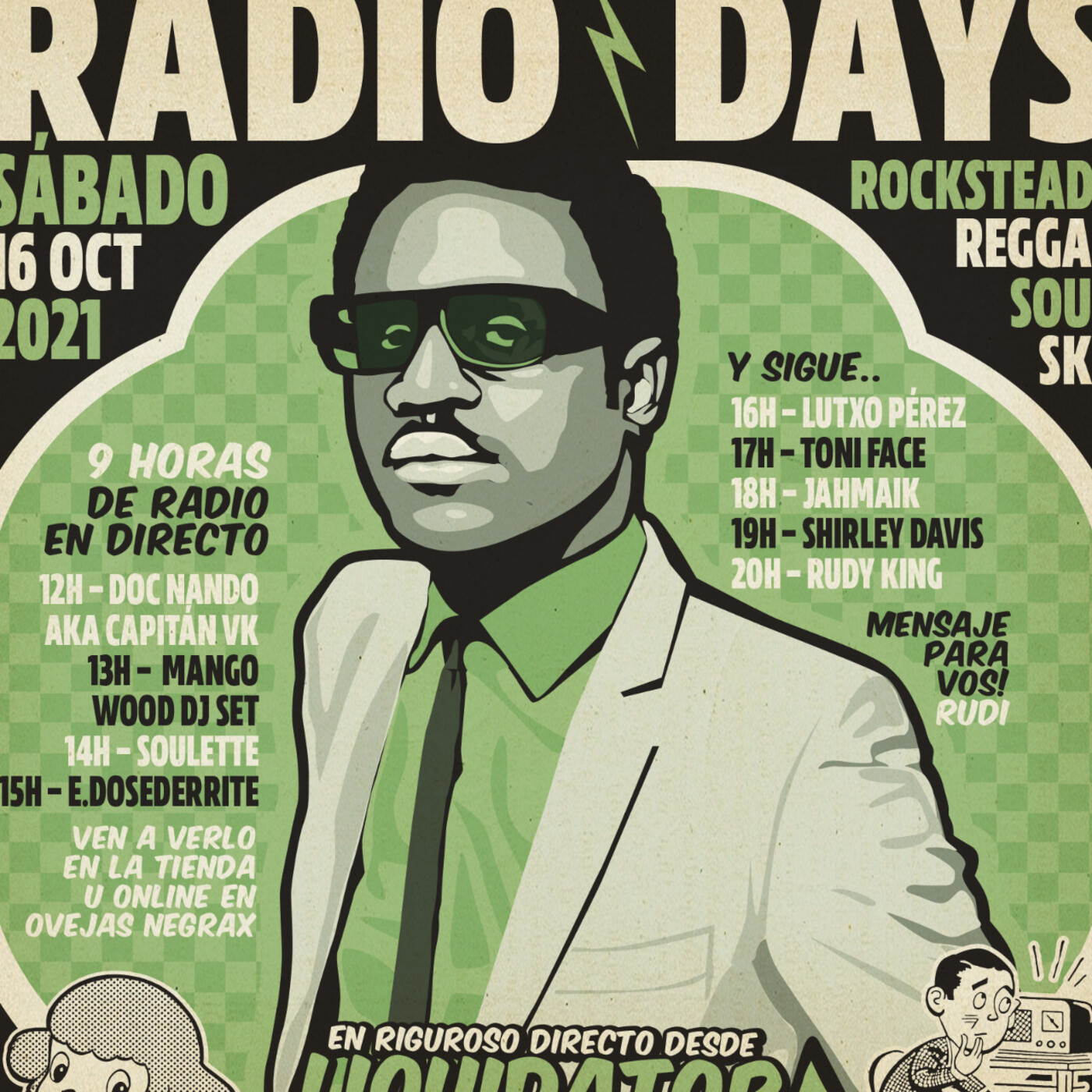 Ovejas Negrax / Radio Days 3 (Lutxo Pérez) / #238 episode artwork