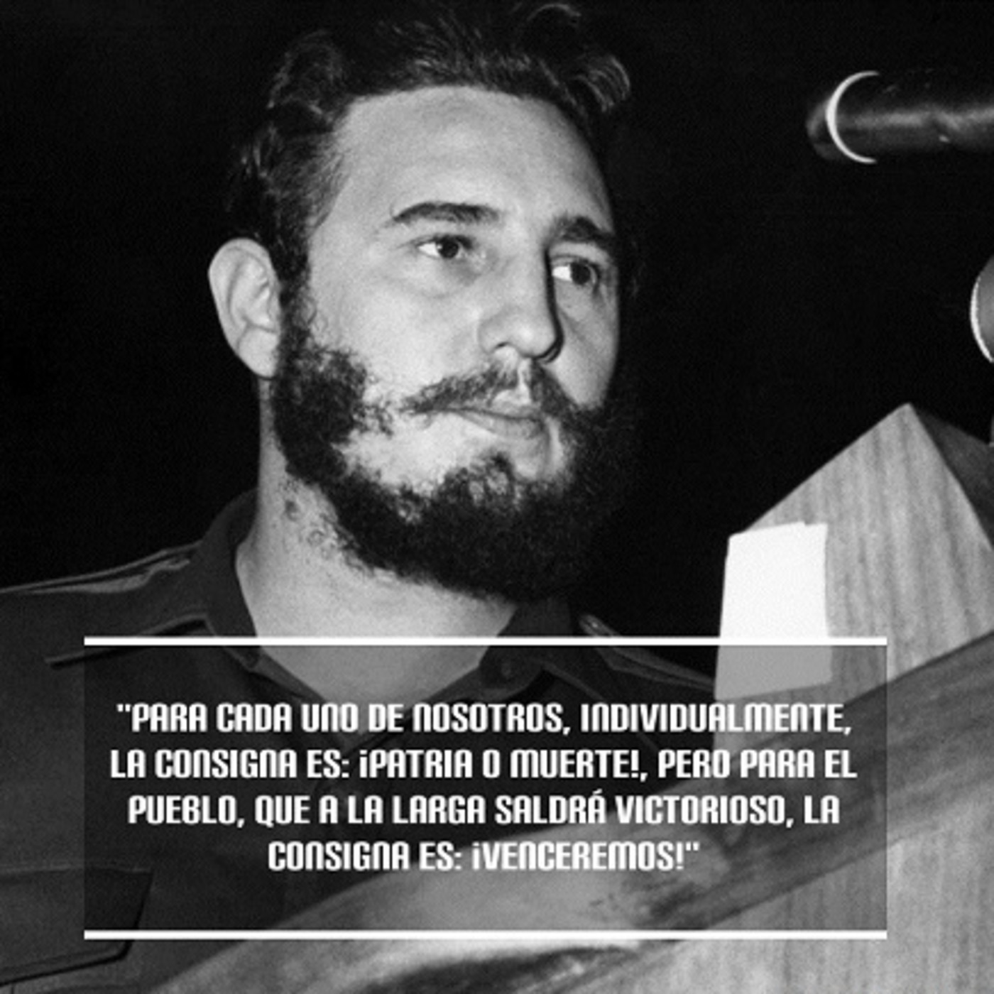 La dignidad de un pueblo expresada en una consigna