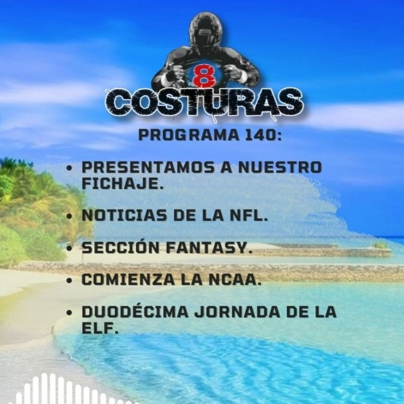 Episodio 140: Presentamos nuestro fichaje. Noticias NFL. Fantasy con David. NCAA. Duodécima jornada de la ELF. episode artwork