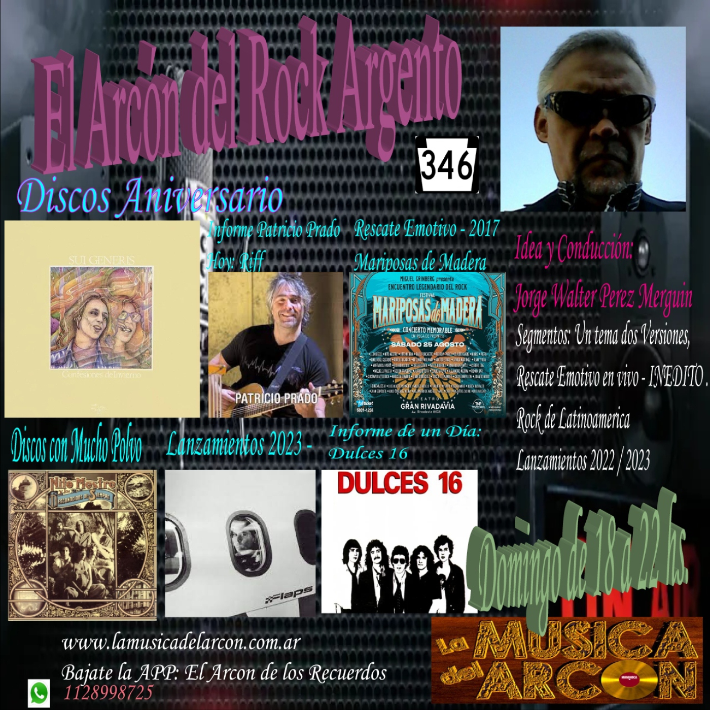 El Arcon del Rock Argento - Emision nº 346 50 años Confesiones de Invierno - 06-08-2023 episode artwork