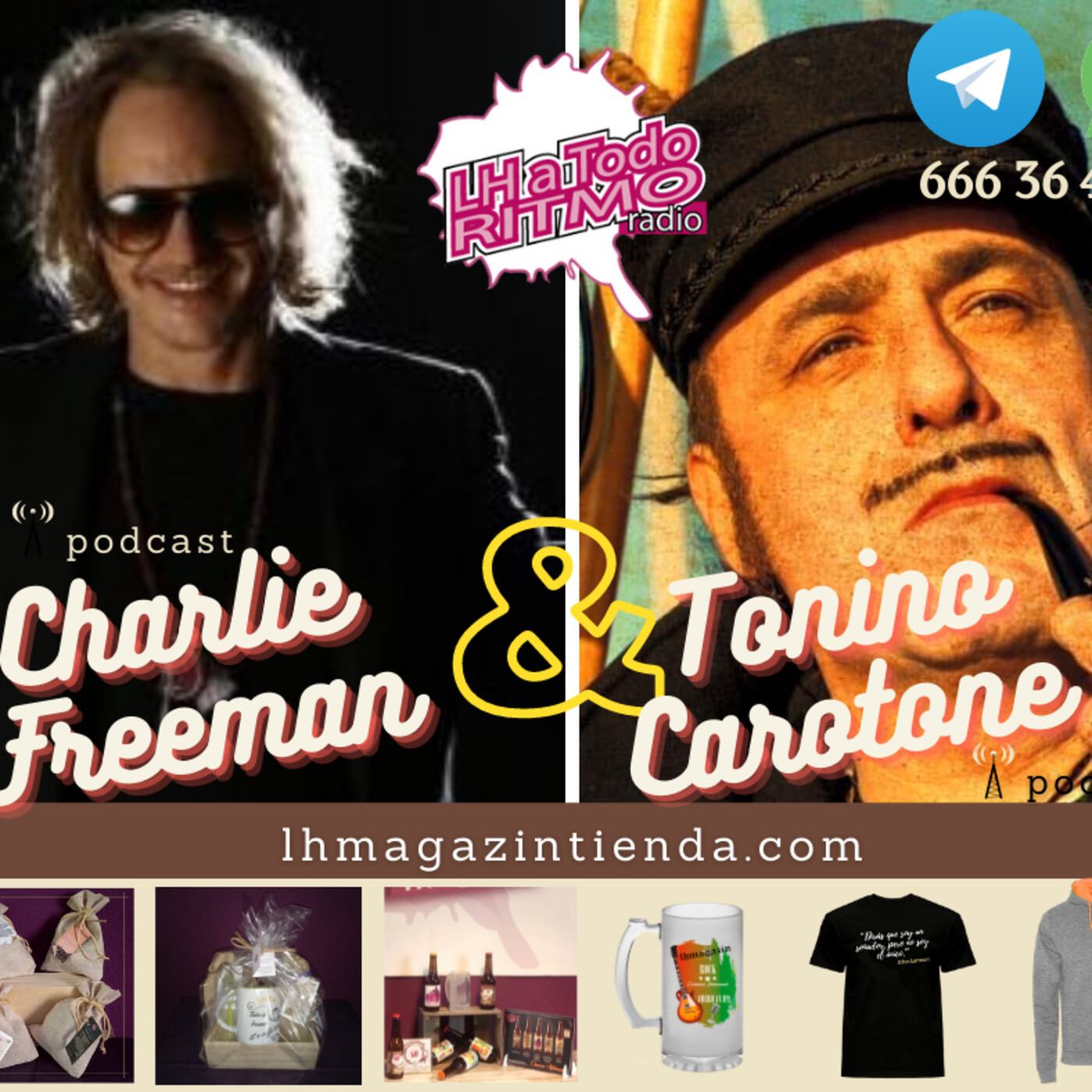 LH a Todo Ritmo - 2x1 Charlie Freeman y Tonino Carotone nos hablan de sus recientes lanzamientos episode artwork