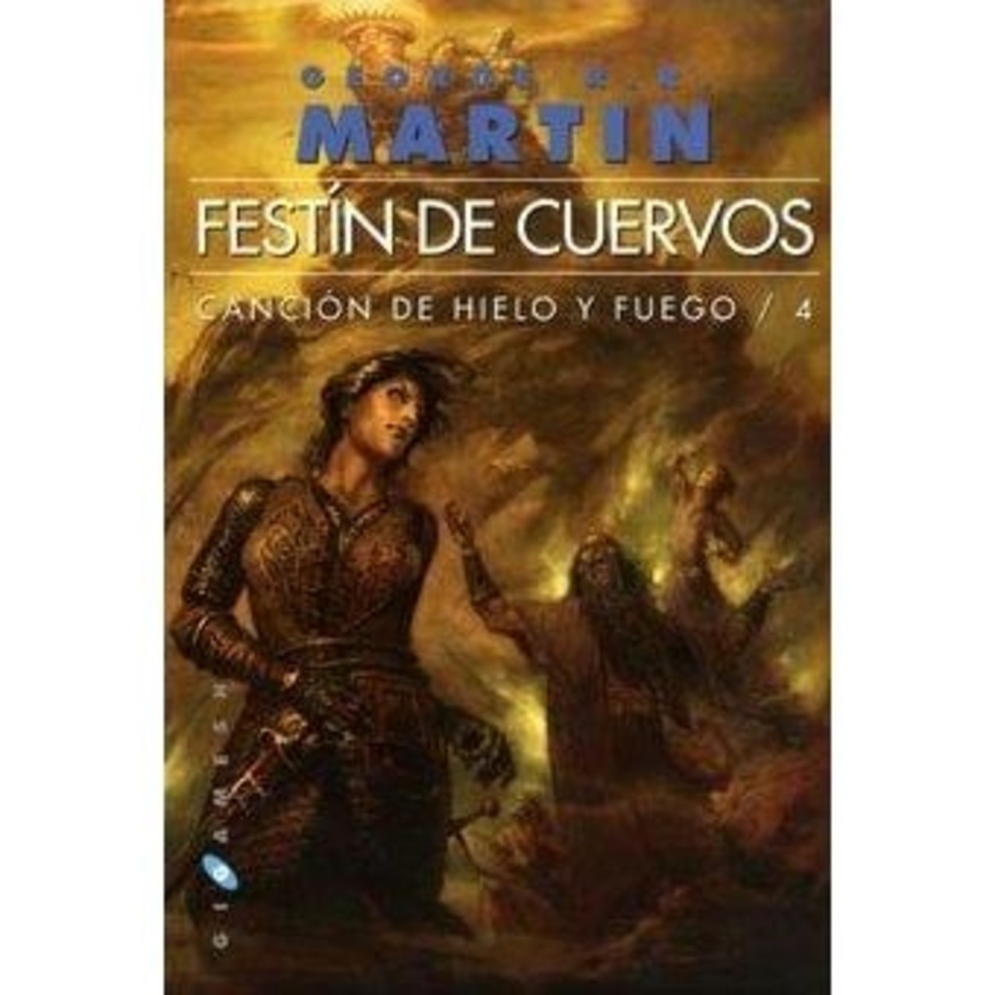 Festín de cuervos Audiolibro voz humana. Masculina