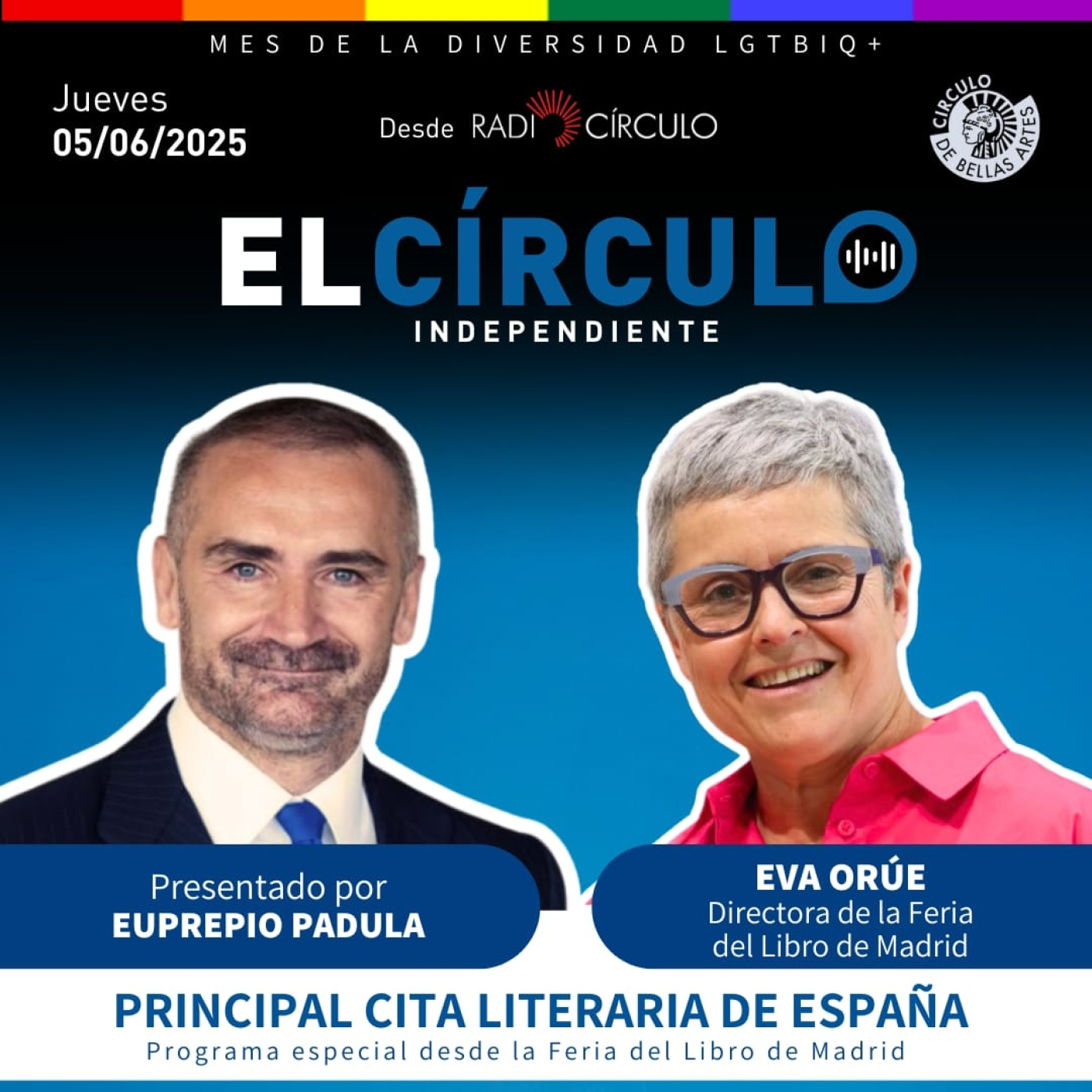 Programa 89: Eva Orúe (Directora de la Feria del Libro de Madrid) episode artwork