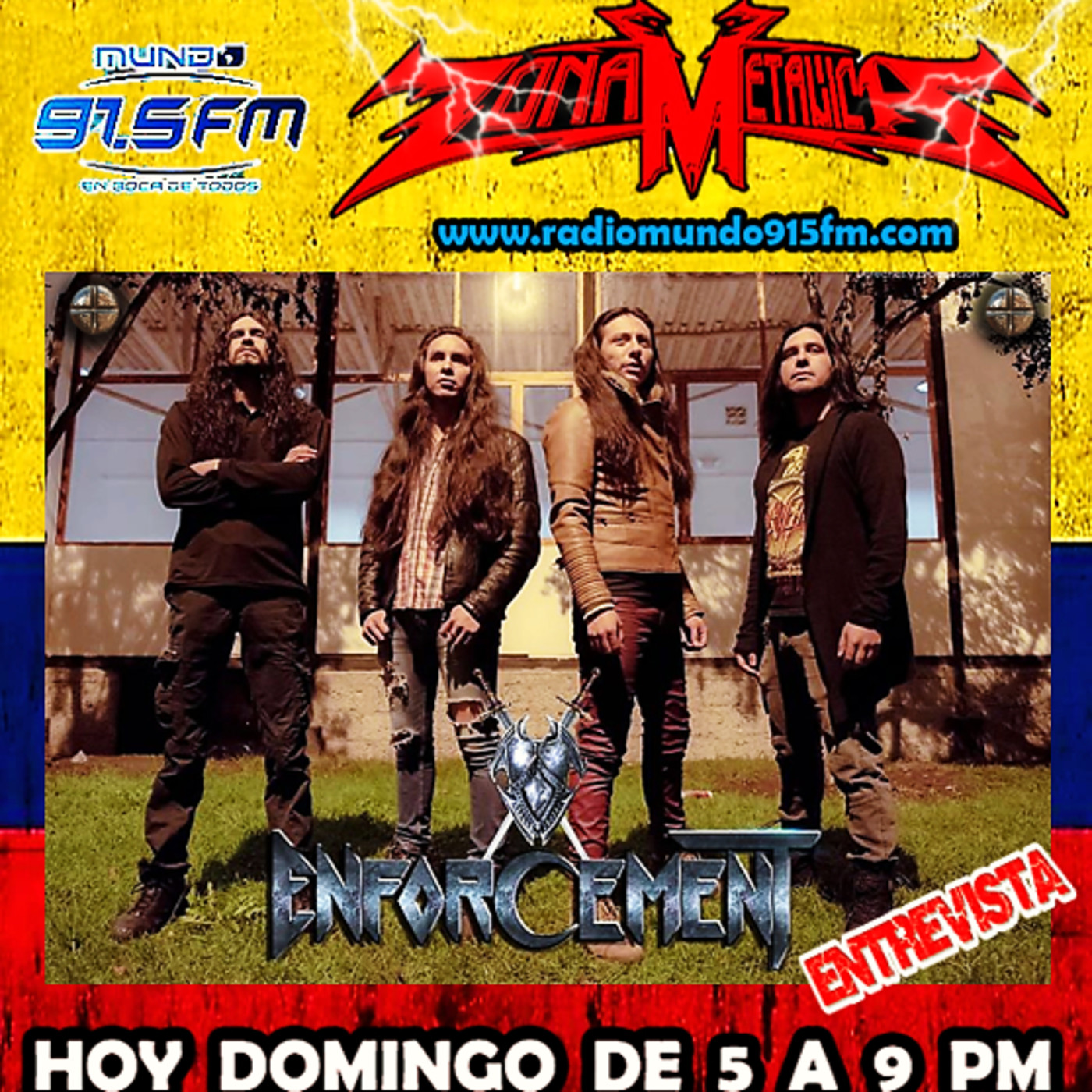 ZONA METÁLICA ENTREVISTA A ENFORCEMENT 24-noviembre-2019 episode artwork