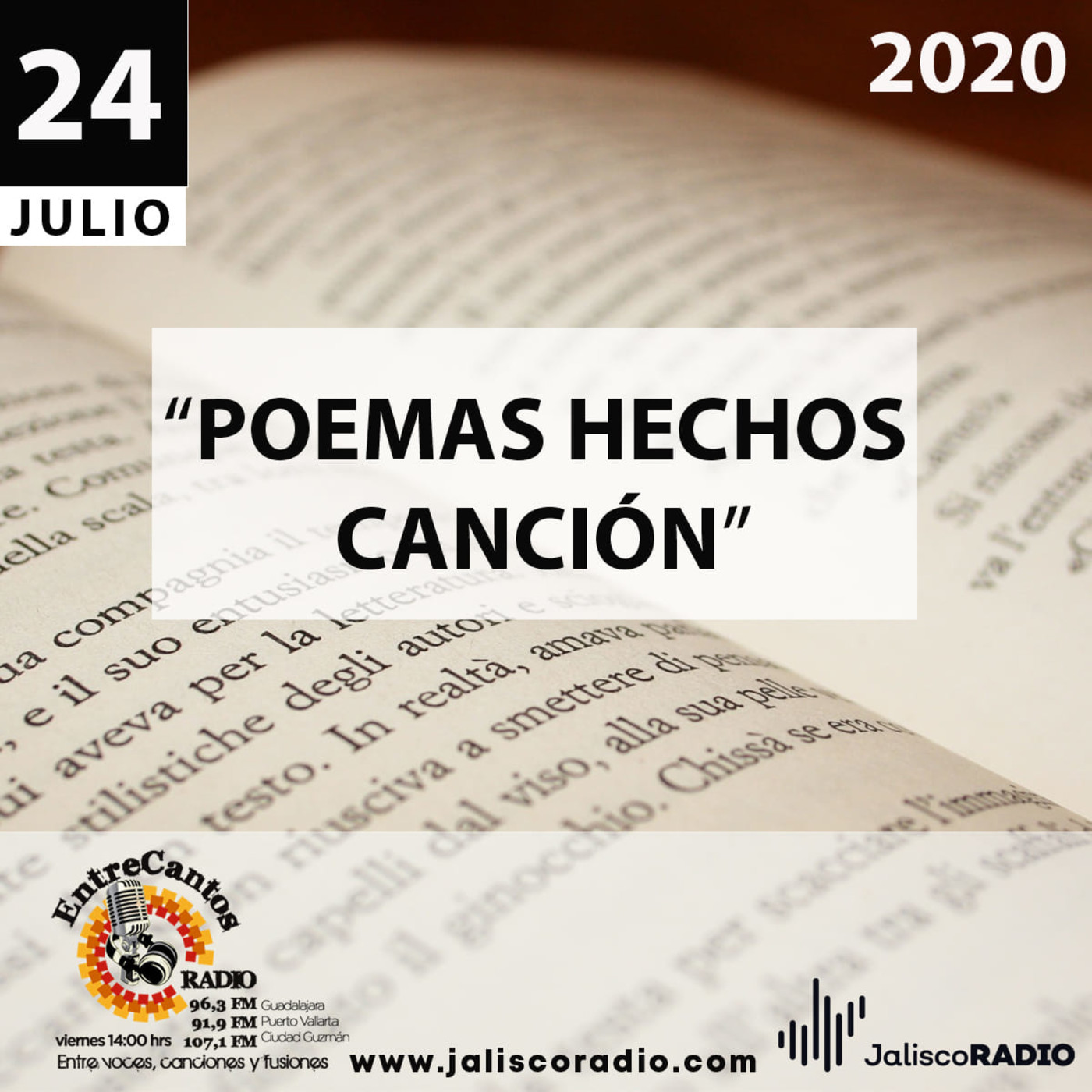 Programa Entrecantos 24 de julio de 2020: Poemas hechos canción episode artwork