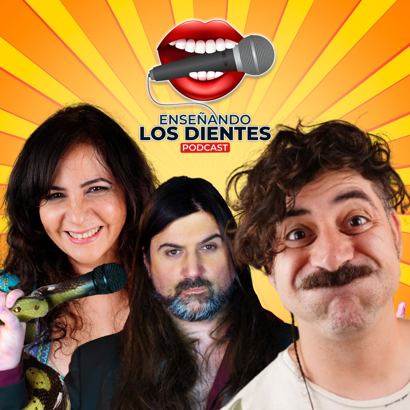 Enseñando los dientes