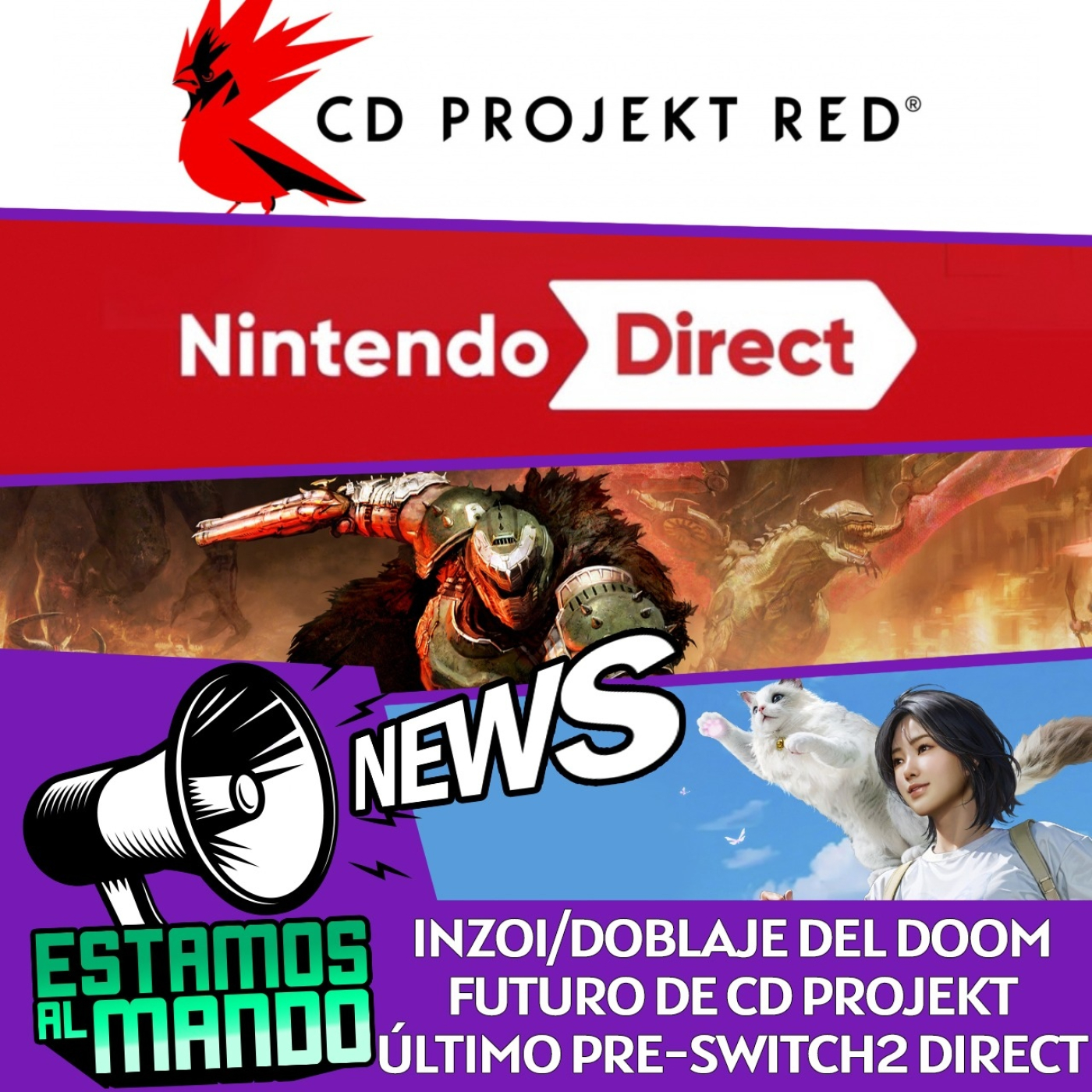 EAM 7-78 -Noticias- Nintendo Direct, Doom y el doblaje, CD Project t sus proyectos