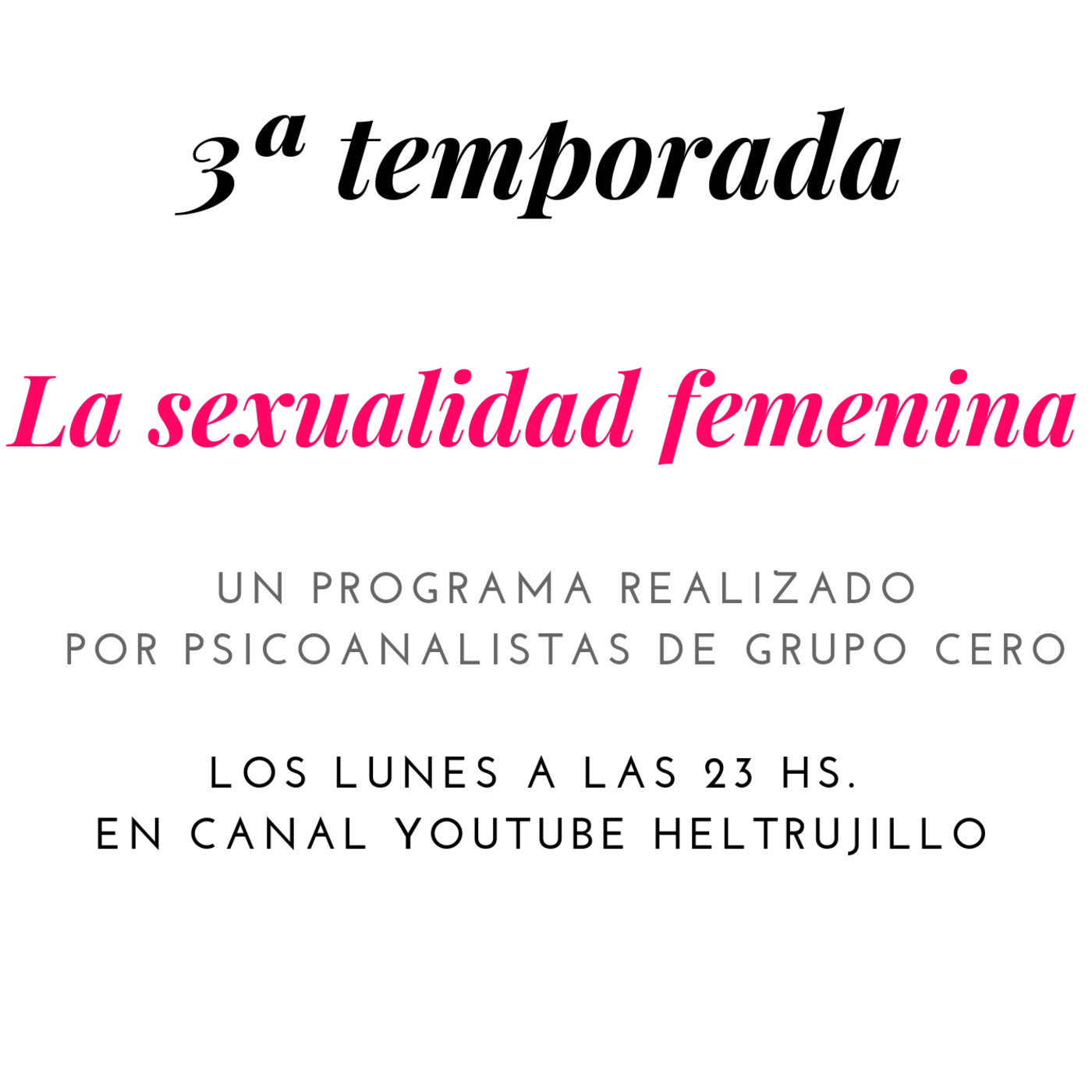 La sexualidad femenina radio.