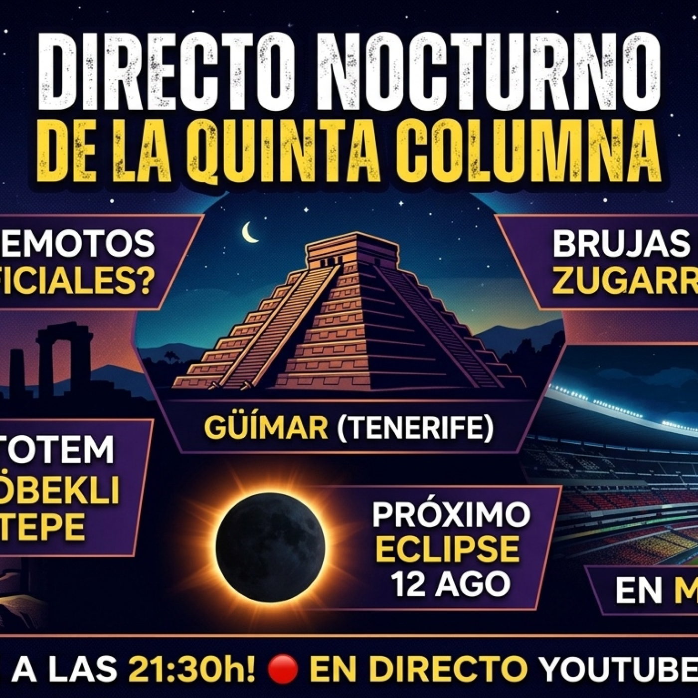DIRECTO NOCTURNO DE LA QUINTA COLUMNA - PROGRAMA 58 episode artwork